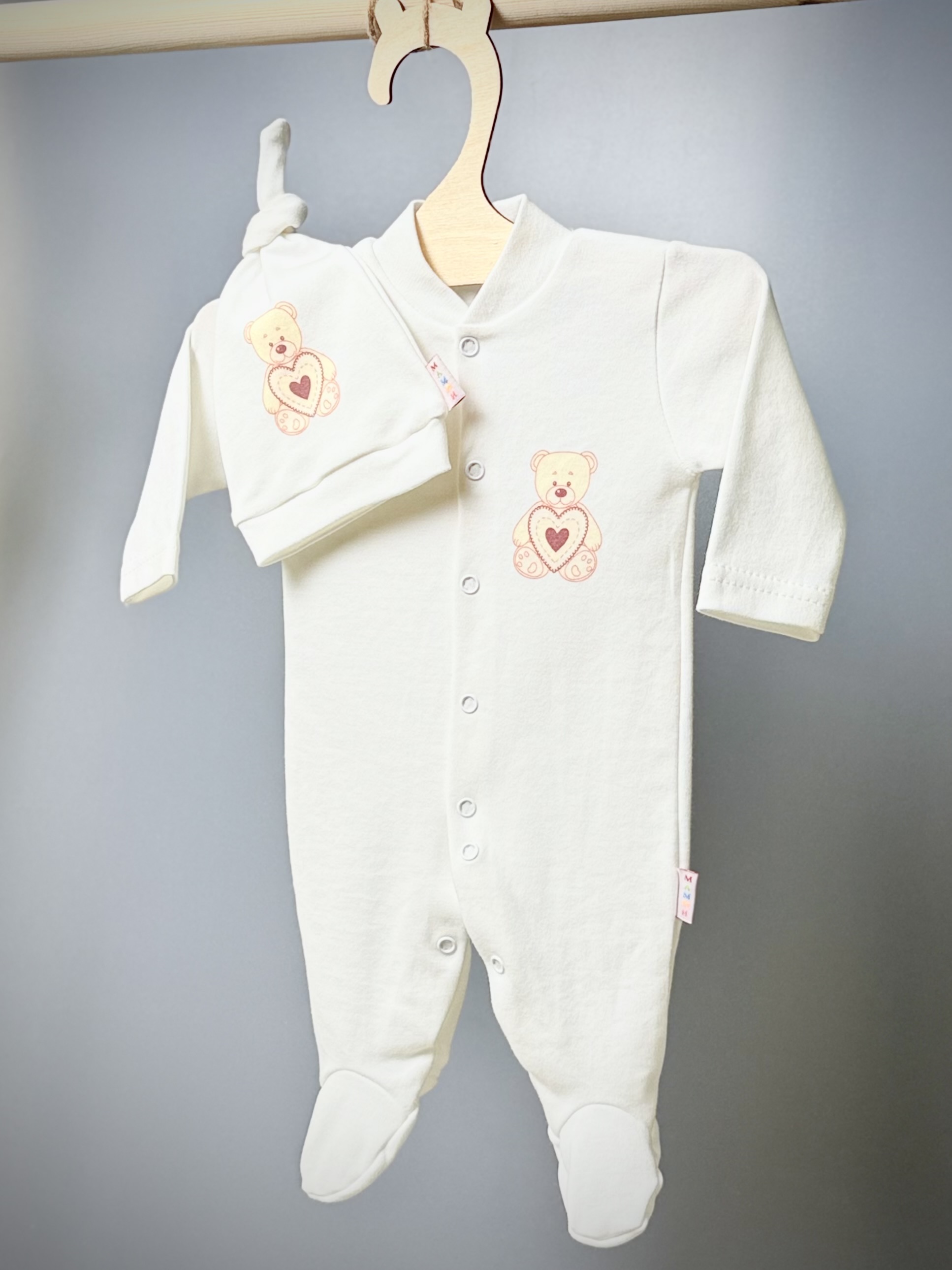 Комбинезон с шапочкой Мамин малыш подарок_комбез_1 - фото 1