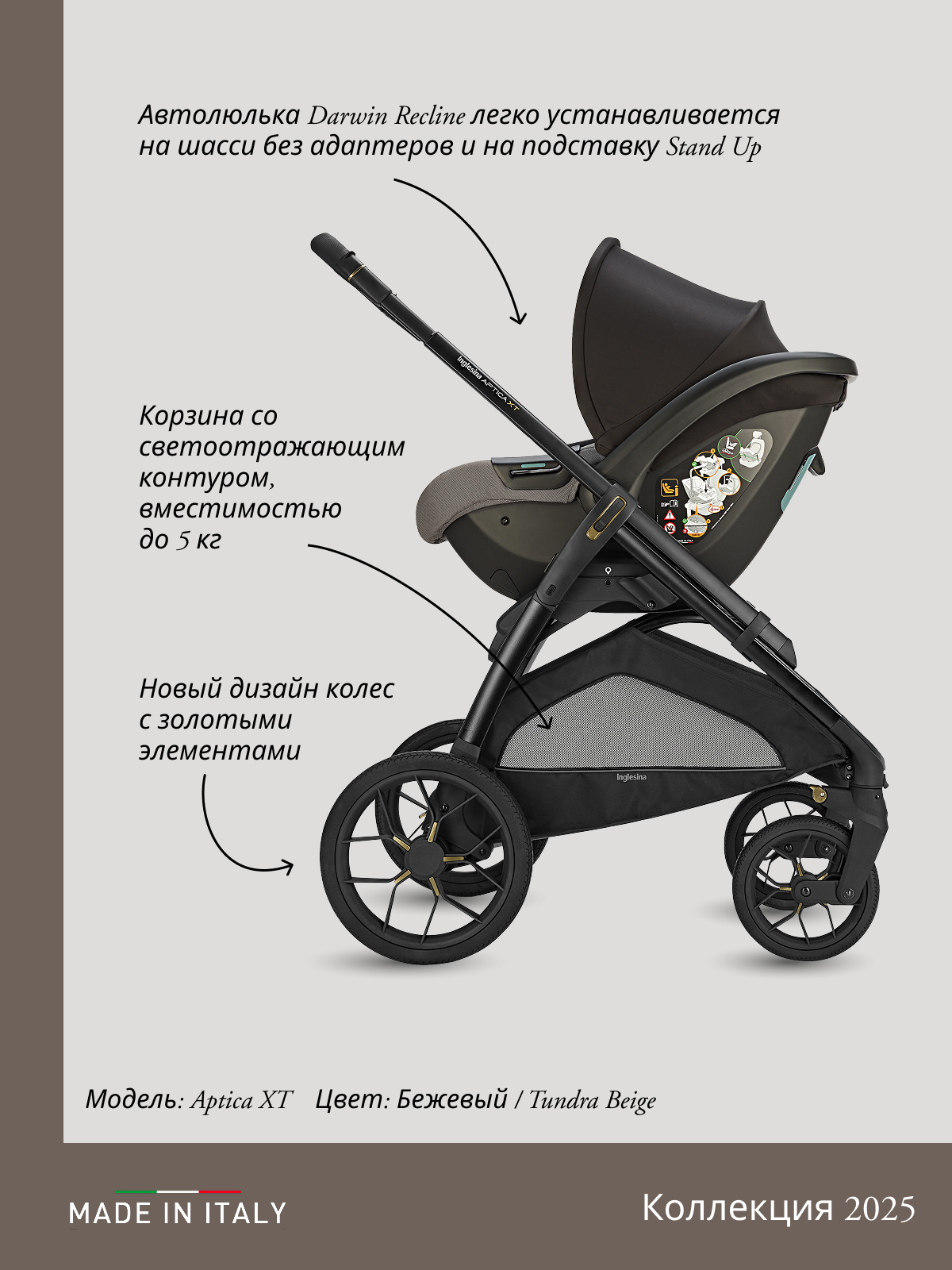 Коляска 3в1 Inglesina - фото 21