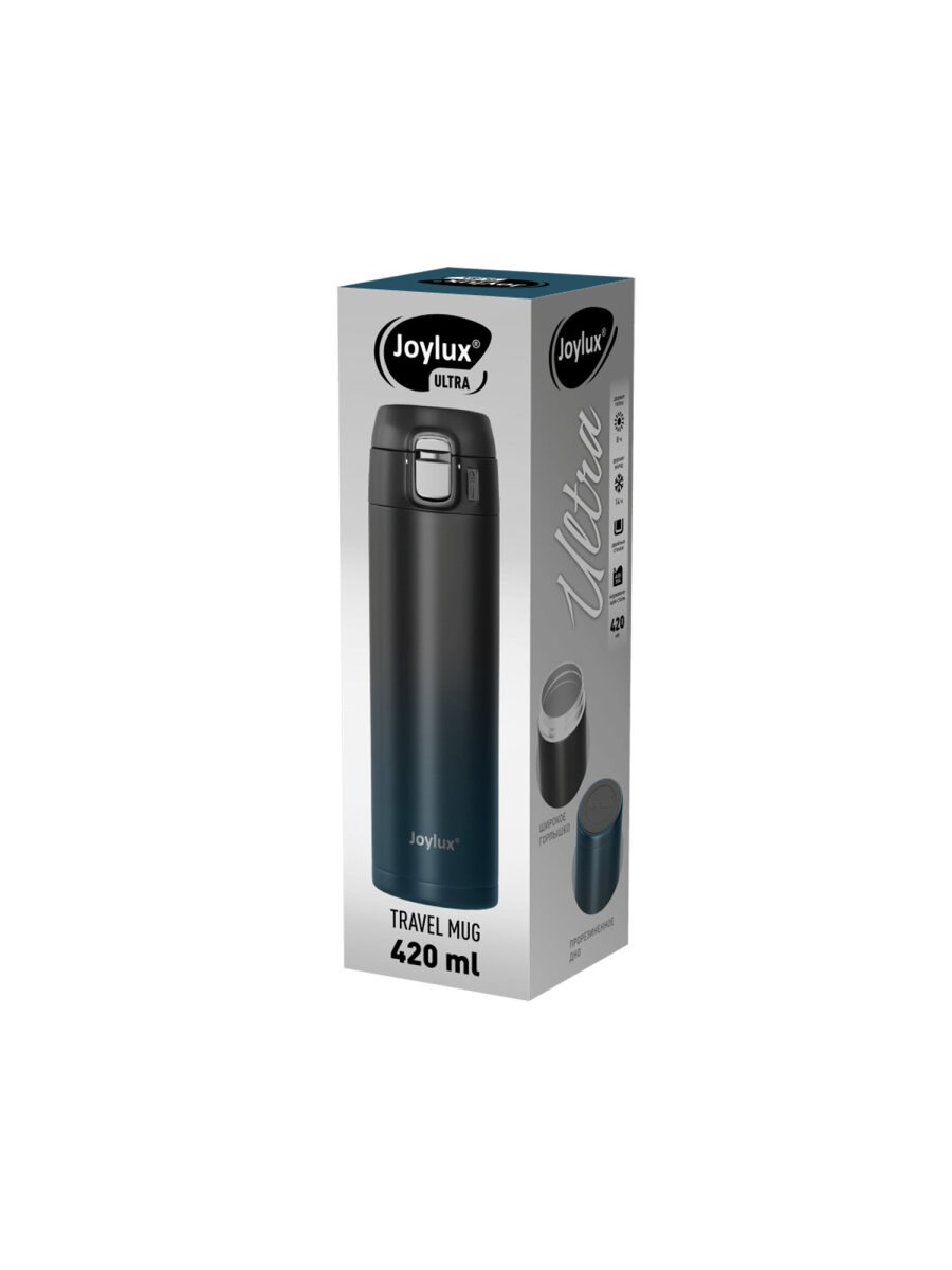 Термокружка Joylux автомобильная 420 мл термостакан для кофе и чая - фото 2