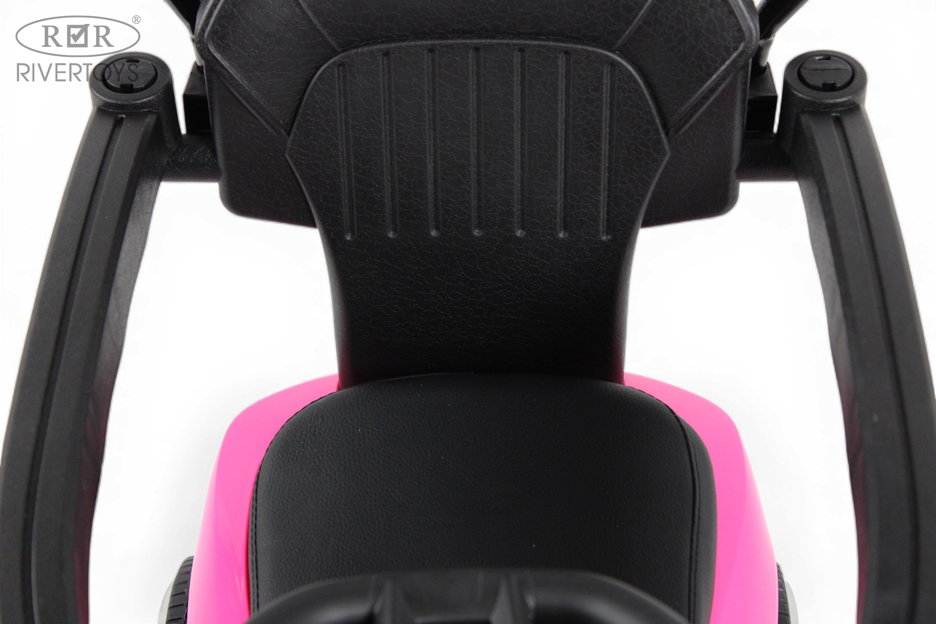 Каталка RIVERTOYS Z005ZZ-BP-PINK розовый - фото 4