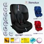 Автокресло Renolux Olymp Isofix 1/2/3 (9-36 кг) черный