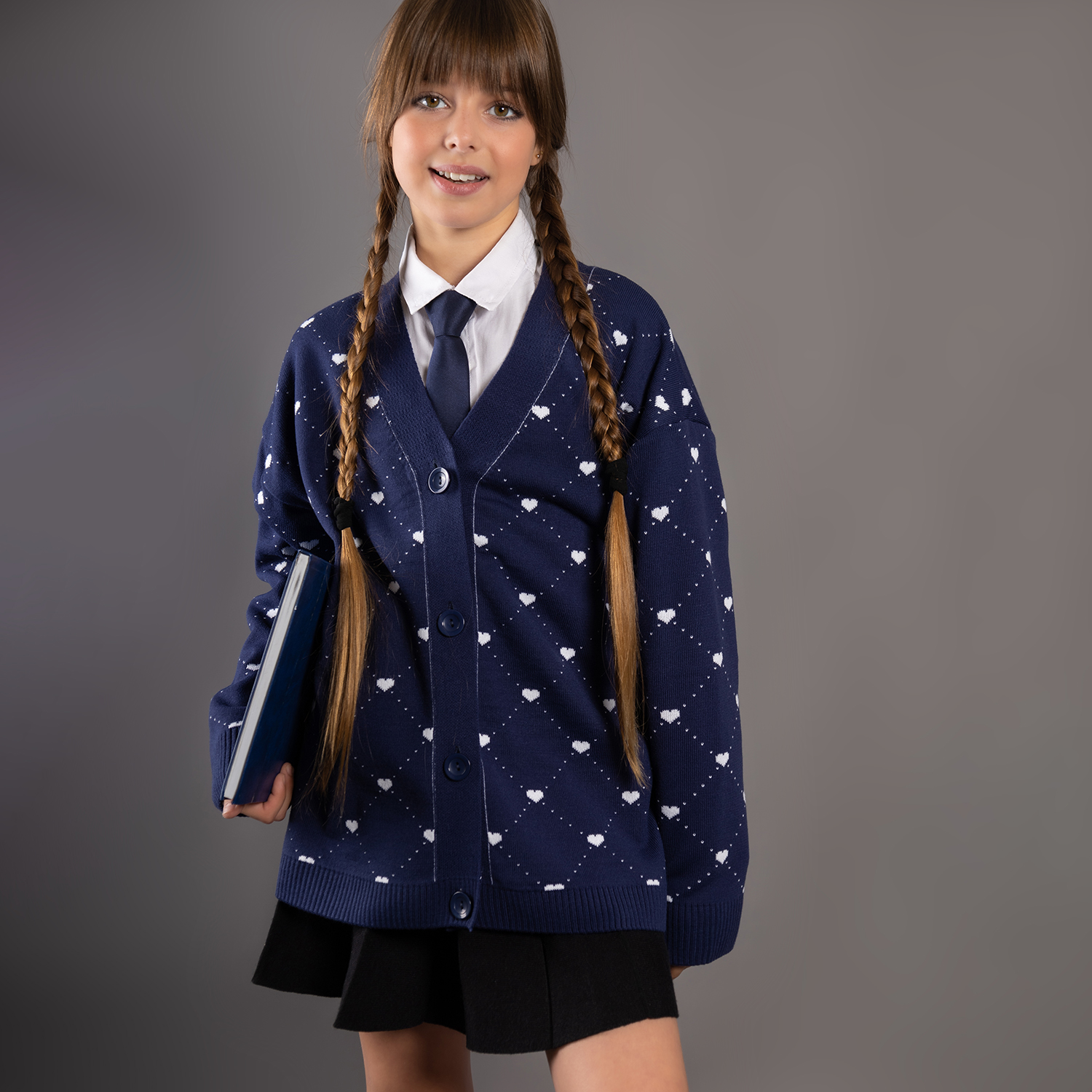 Кардиган LEO 4048С_темно-синий - фото 9