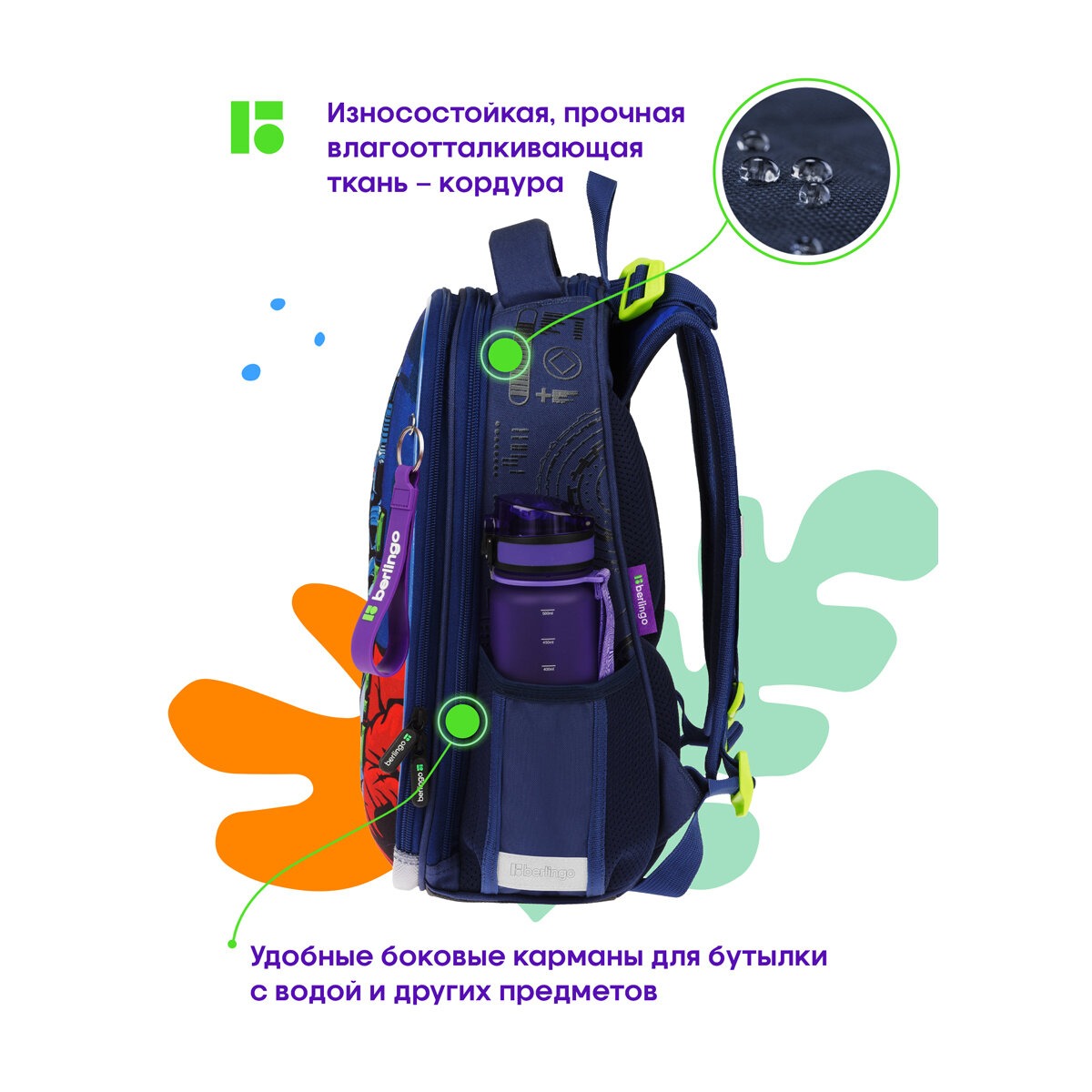 Ранец BERLINGO Iron drone - фото 7