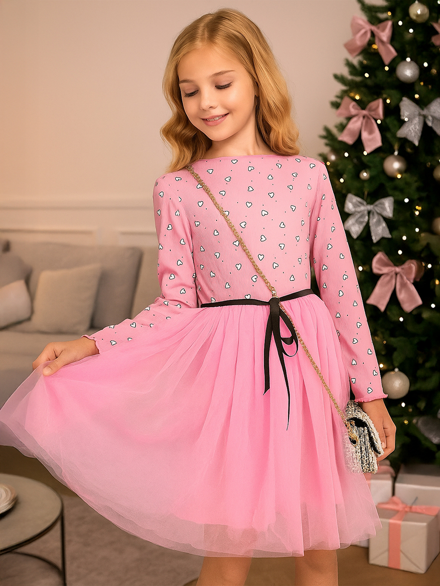 Платье HappyFox HFI3283розовый - фото 1