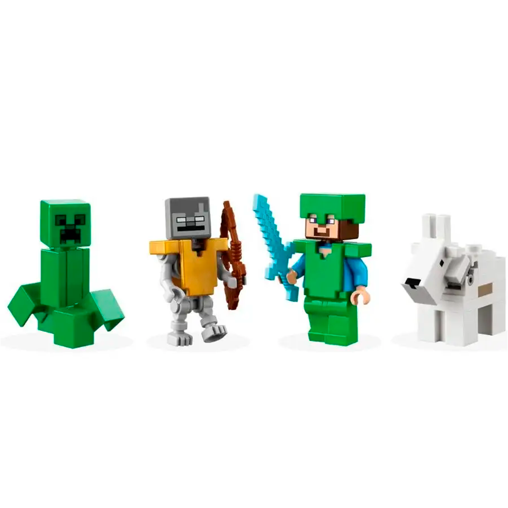 Конструктор LEGO Minecraft Ледяные вершины блочный - фото 8