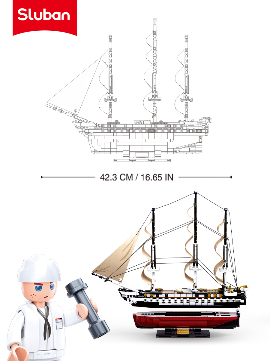 Конструктор SLUBAN Модельки 1118 дет. - фото 2
