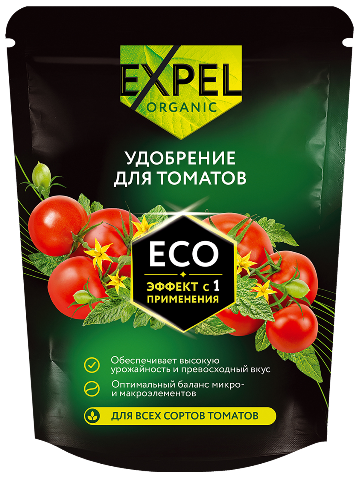 Удобрение для томатов Expel 12 органик микс NPK 4-2-1 - фото 1