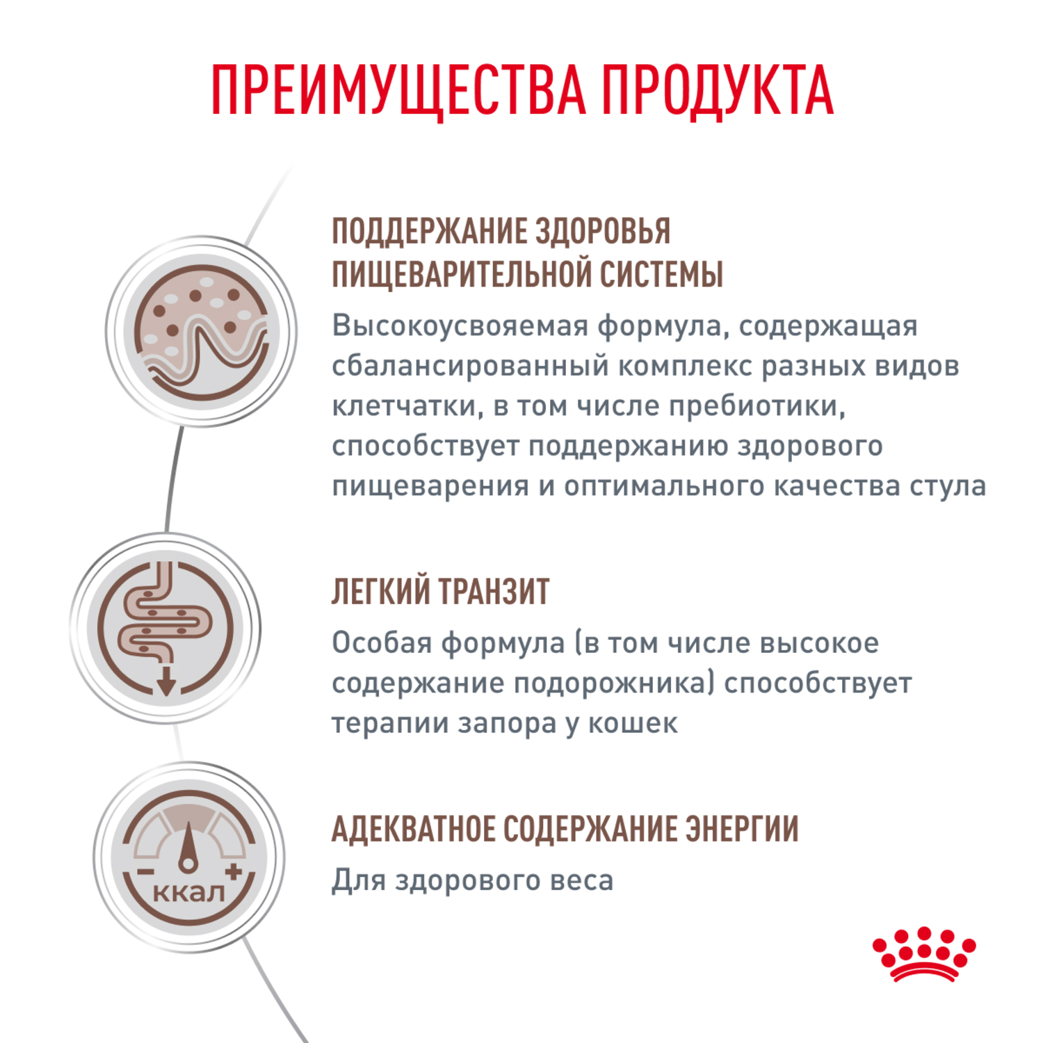 Корм для кошек ROYAL CANIN Fibre Response FR31 при запоре 2кг - фото 3