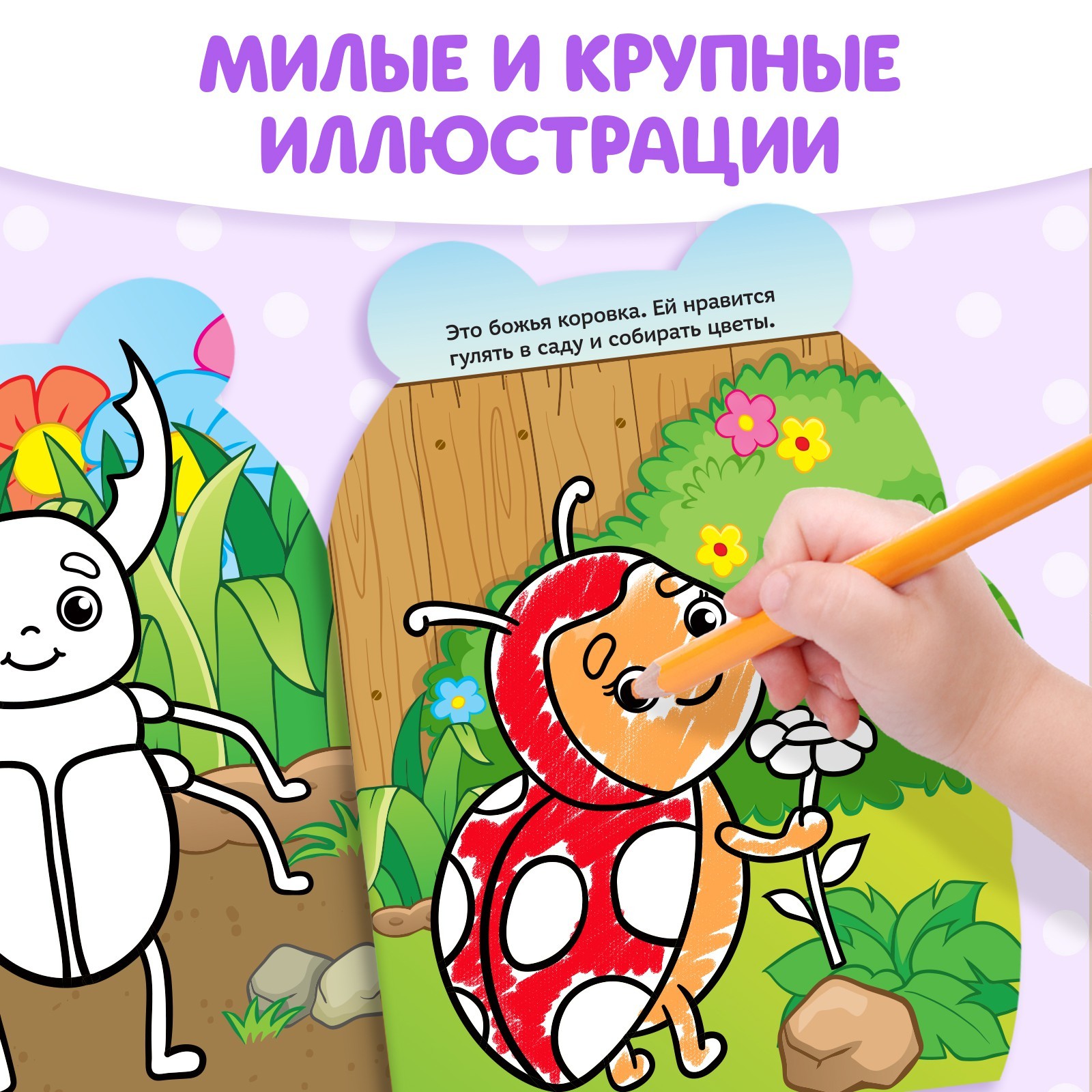 Раскраска Буква-ленд с наклейками Пчёлка и друзья - фото 5