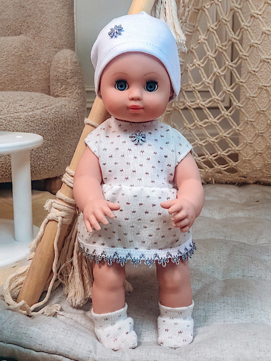 Кукла пупс СТРАНА КУКОЛ большая озвученная высота 35 см 24-09.3 - фото 17