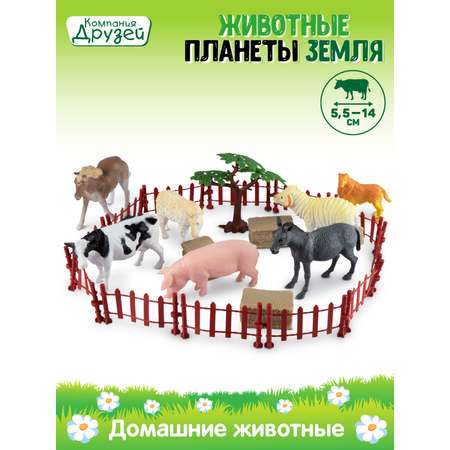 Игровой набор DARWIN Домашние животные 11шт