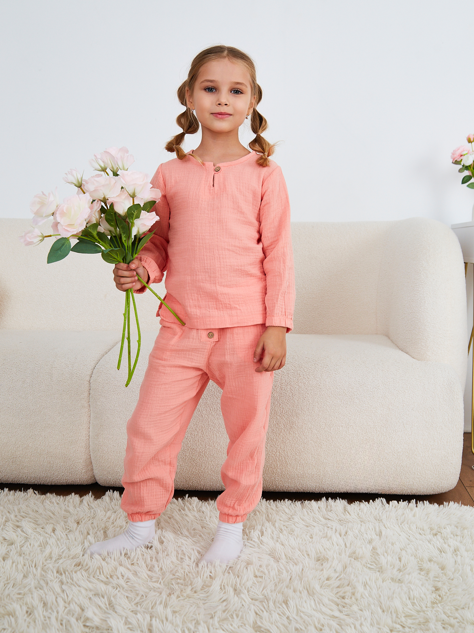 Костюм MOUN Костюм_муслин_персик - фото 23