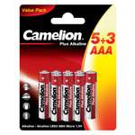 Батарейка алкалиновая Camelion Alkaline LR03 5+3