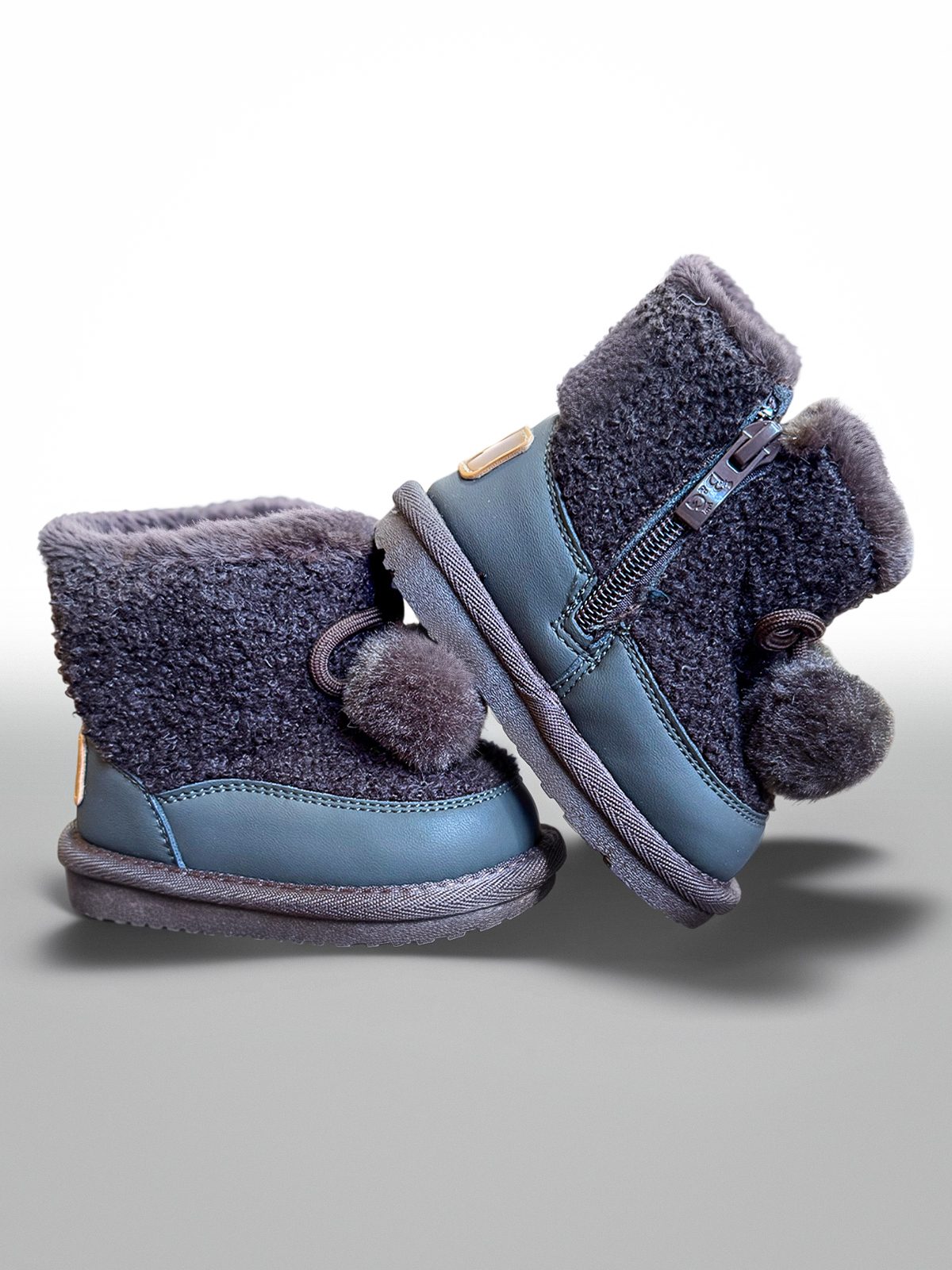 Угги . угги зимние коричневые - фото 1