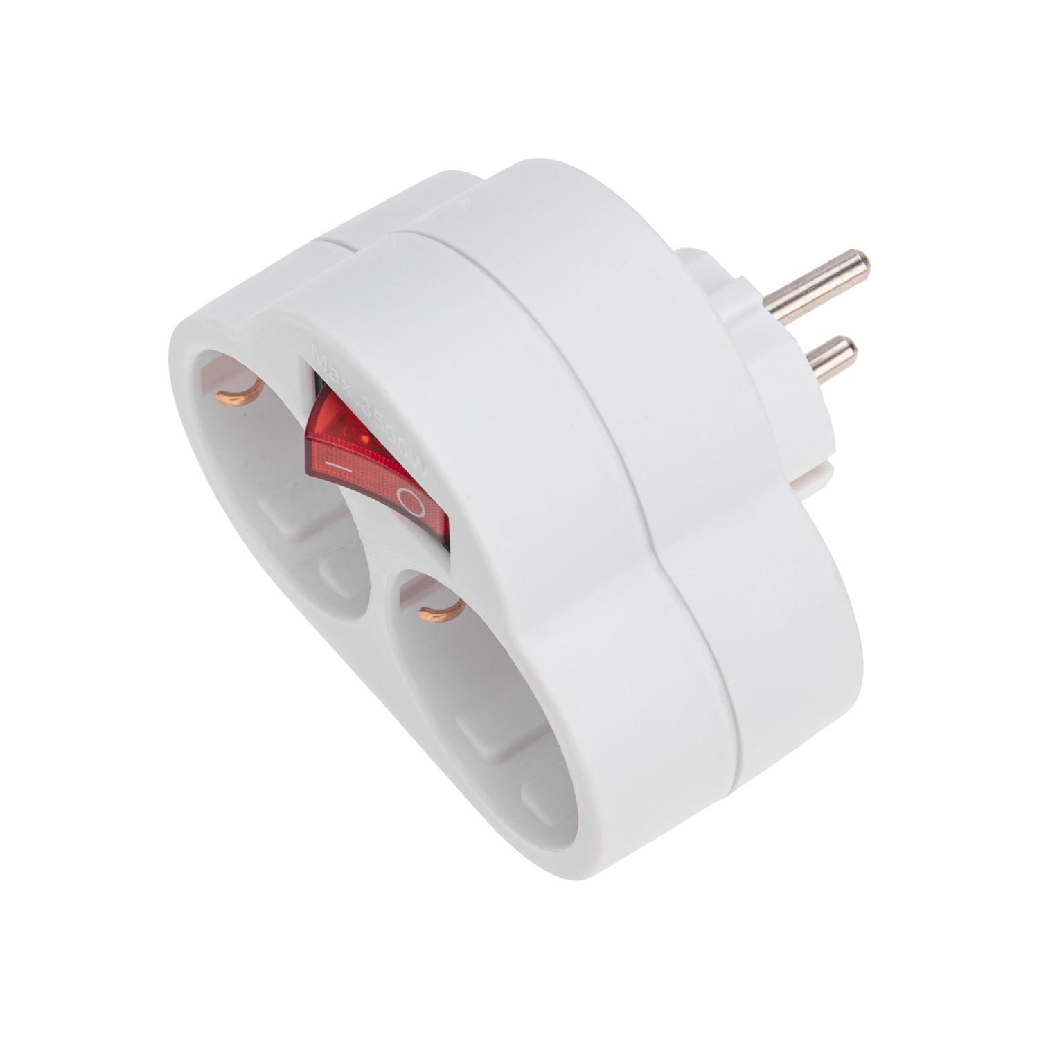 Двойник электрический REXANT 16 А с выключателем и защитными шторками белый - фото 8