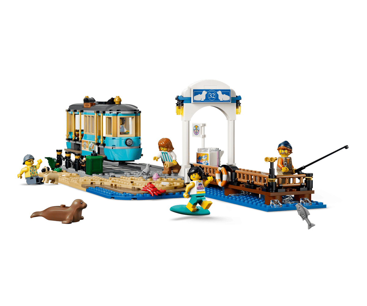 Конструктор LEGO City Классический пляжный трамвай 693 дет. - фото 3