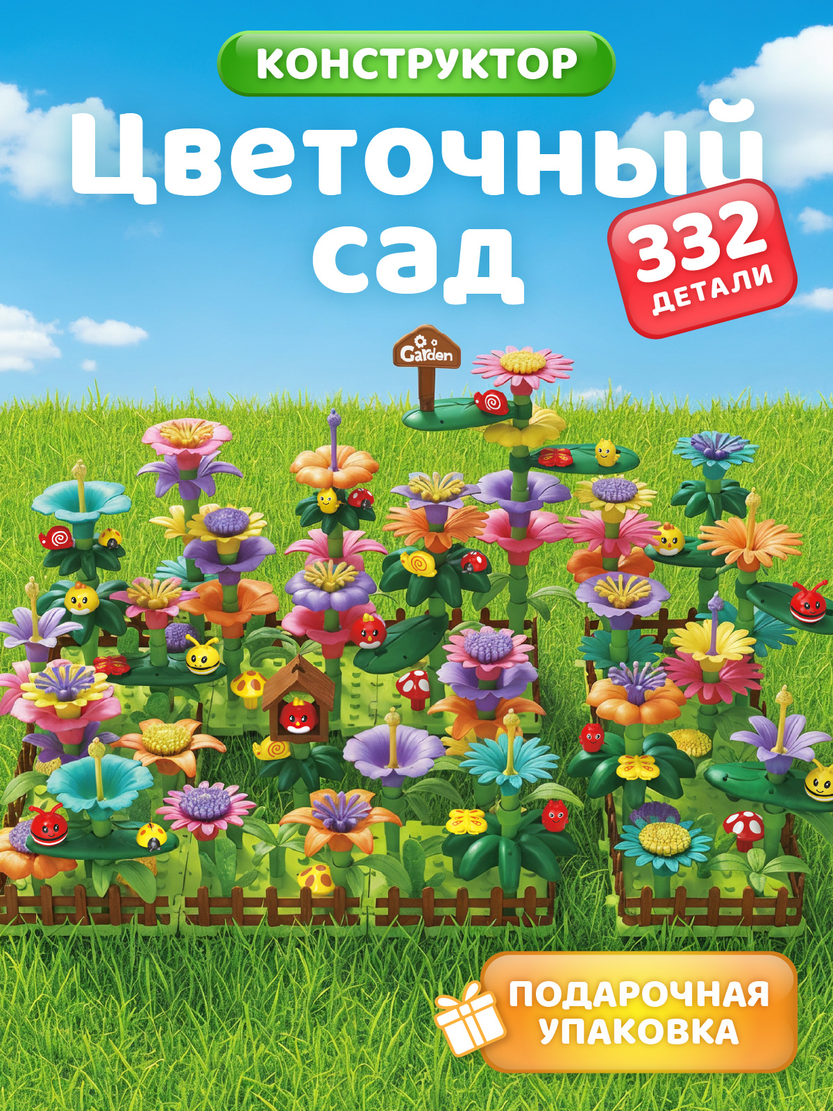 Конструктор Компания Друзей 332 дет. - фото 1