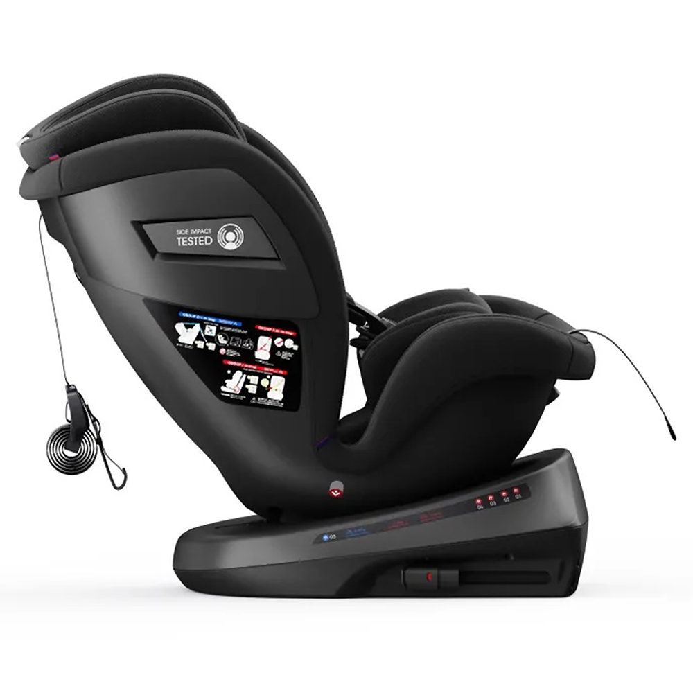 Автокресло KLEE Rapid 360 Fix Isofix 0+/1/2/3 (0-36 кг) черный - фото 4