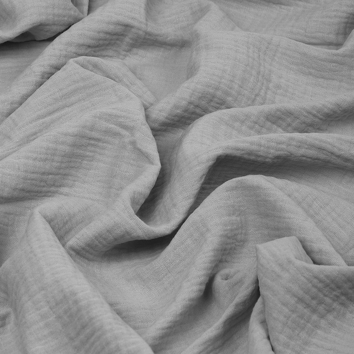 Ткань муслин TBY двухслойный жатый 1.3м х 2м – латте - фото 4