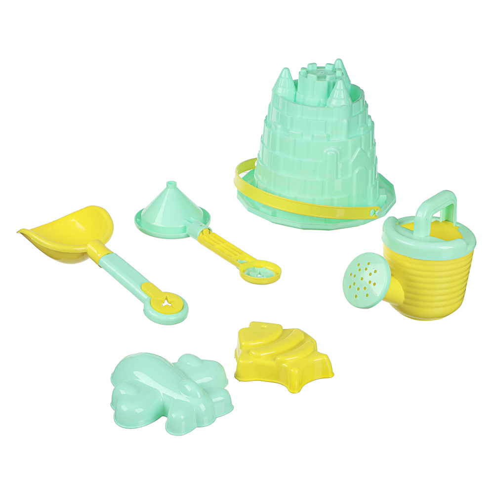 Песочный набор Игроленд "Замок" 6 предметов 6 предм. - фото 7