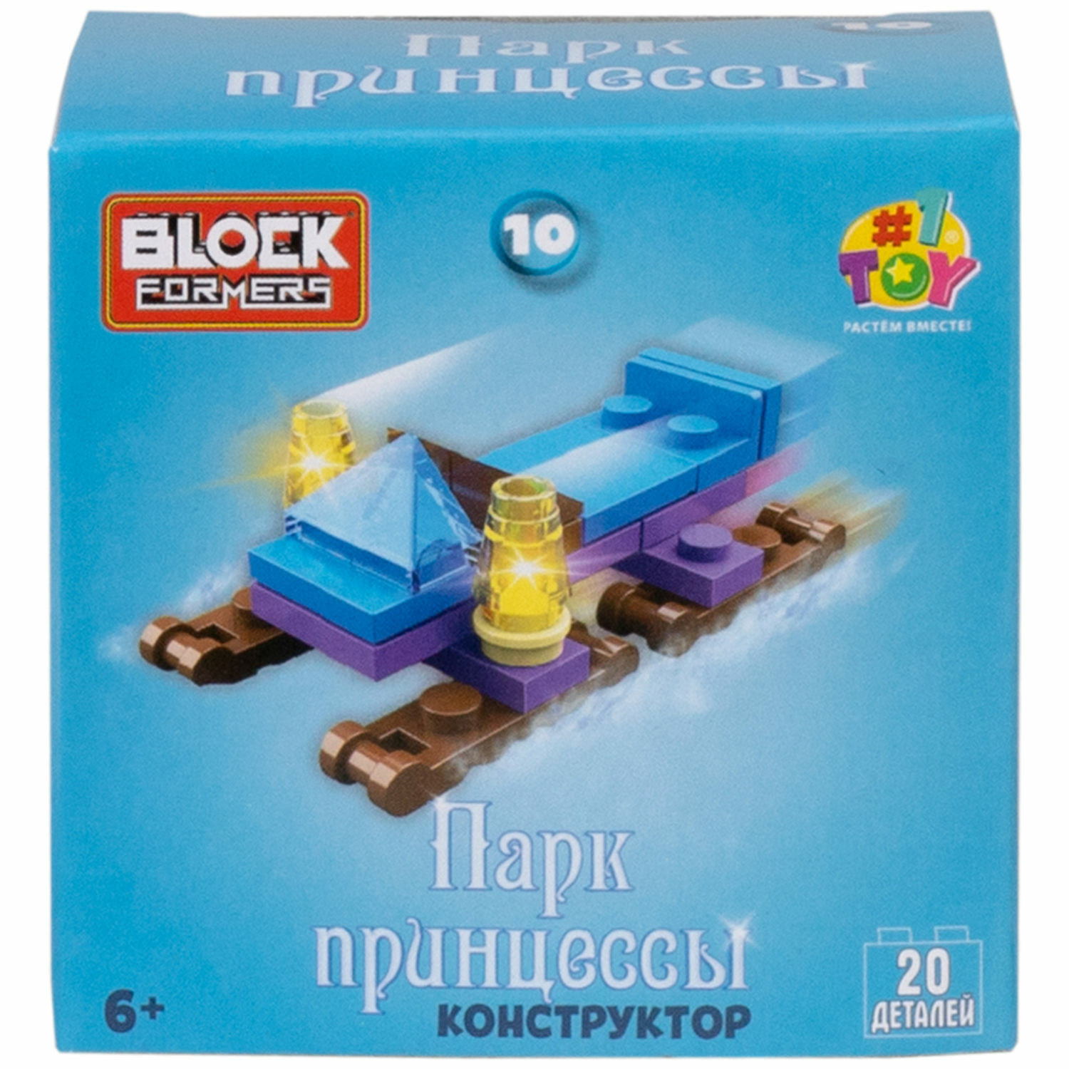 Конструктор 1TOY Blockformers Парк принцессы блочный в ассортименте - фото 11