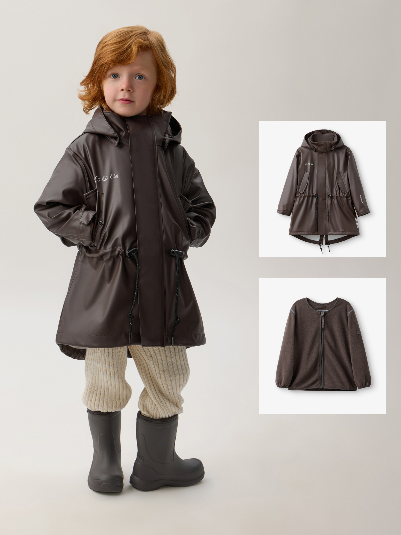 Куртка Happy Baby 88391_dark-chocolate - фото 1