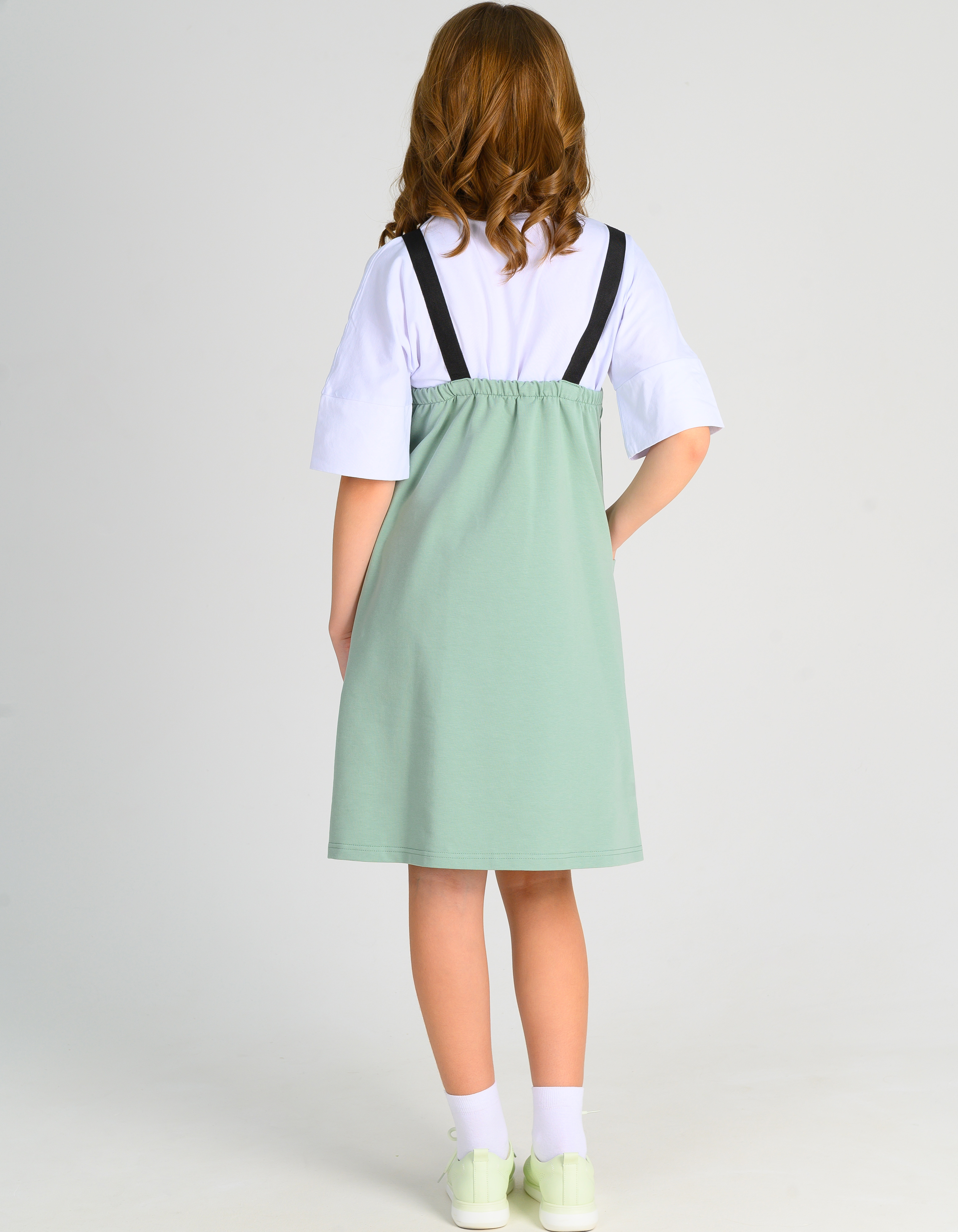 Сарафан MiloTa ПФ07/олива - фото 3