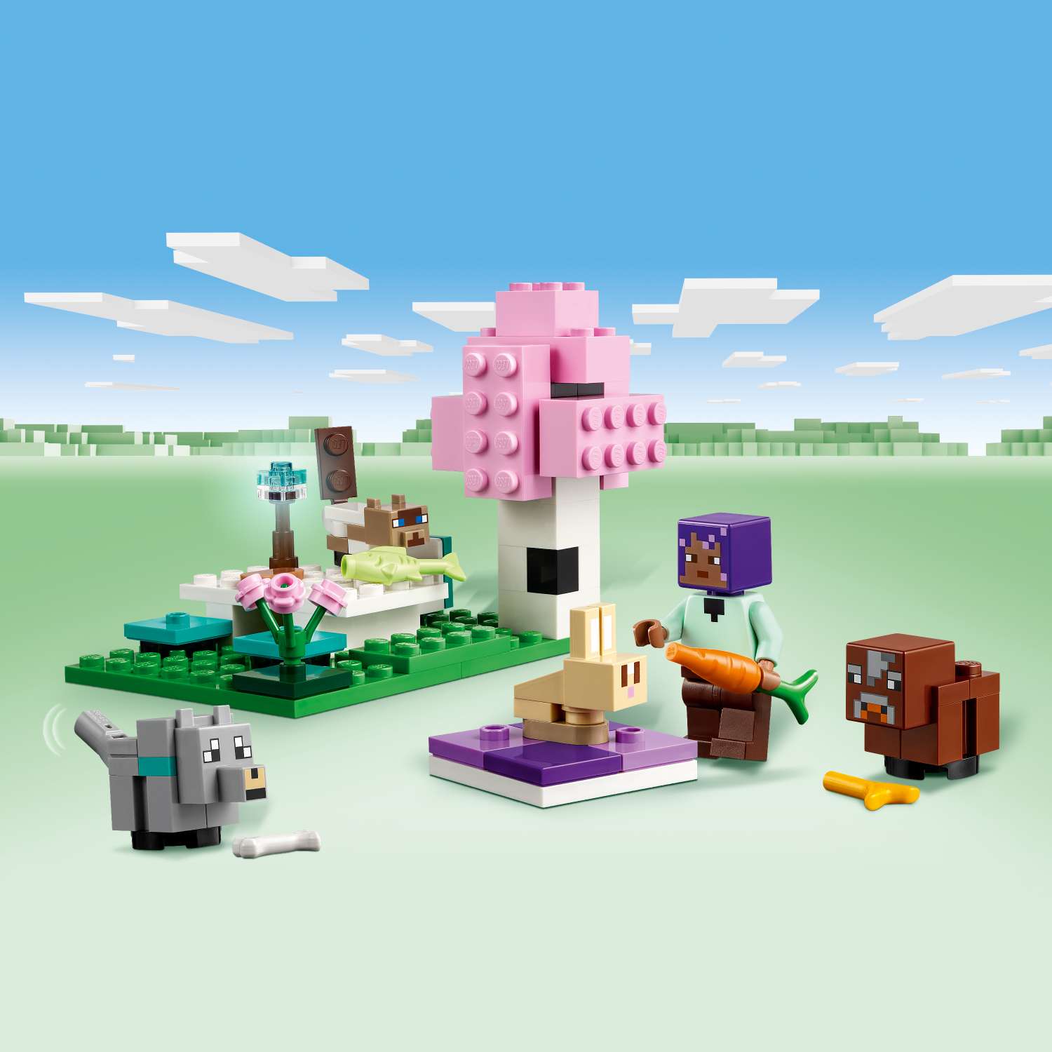 Конструктор LEGO Minecraft Заповедник для животных 206 дет. - фото 10