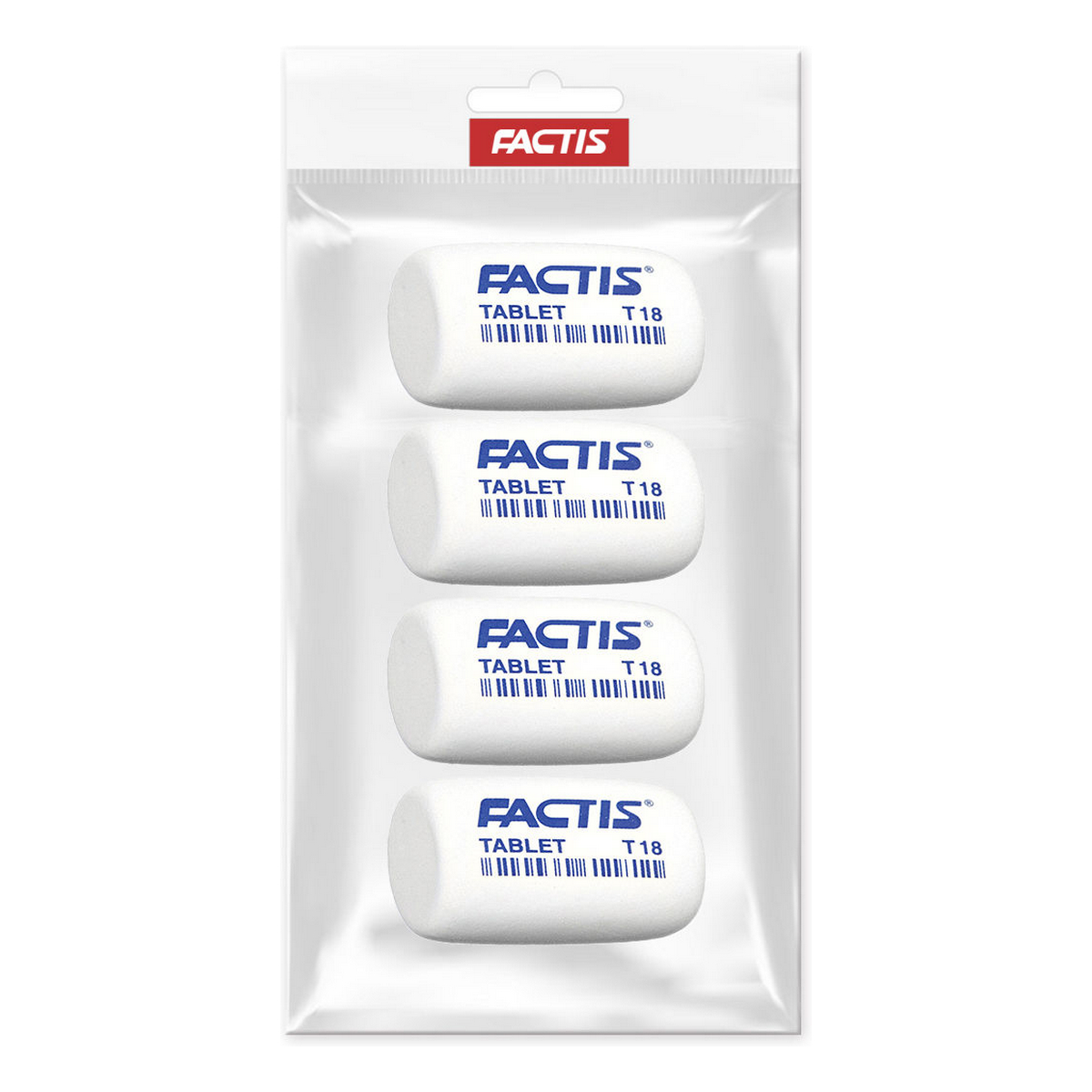 Ластик FACTIS 4 шт. - фото 4
