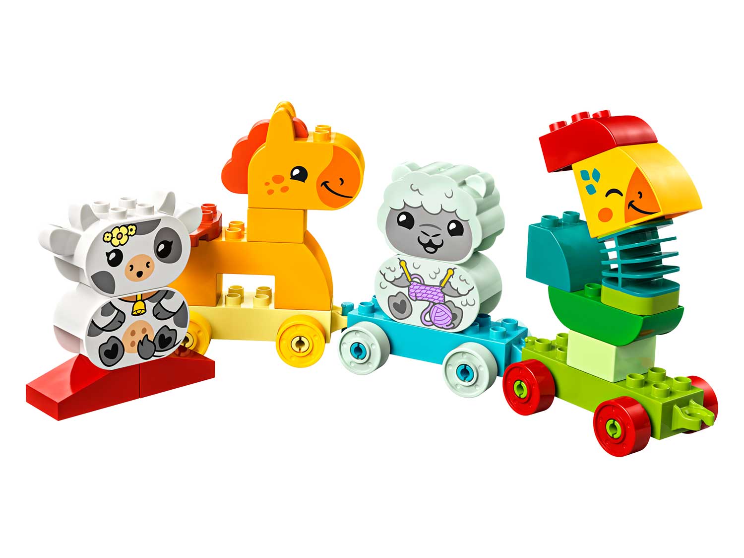 Конструктор LEGO DUPLO Поезд с животными 19 дет. - фото 3