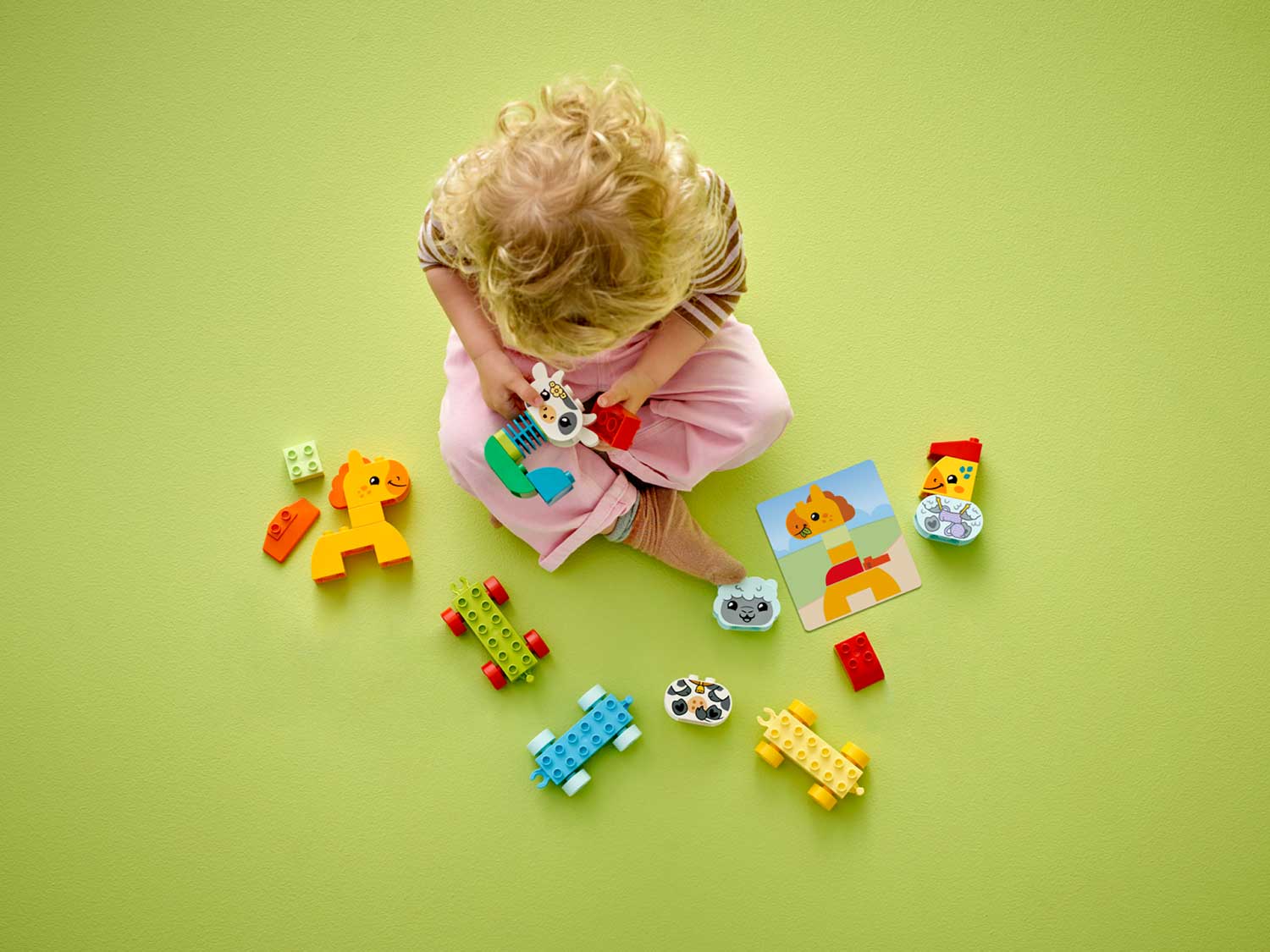 Конструктор LEGO DUPLO Поезд с животными 19 дет. - фото 6