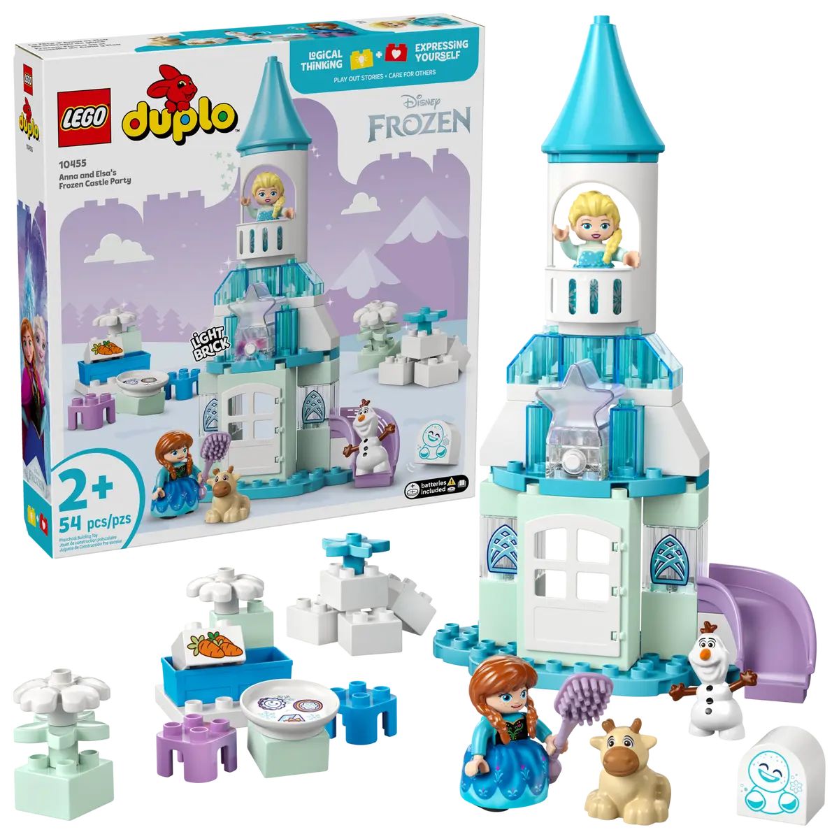 Конструктор LEGO DUPLO Вечеринка Анны и Эльзы 54 дет. - фото 1