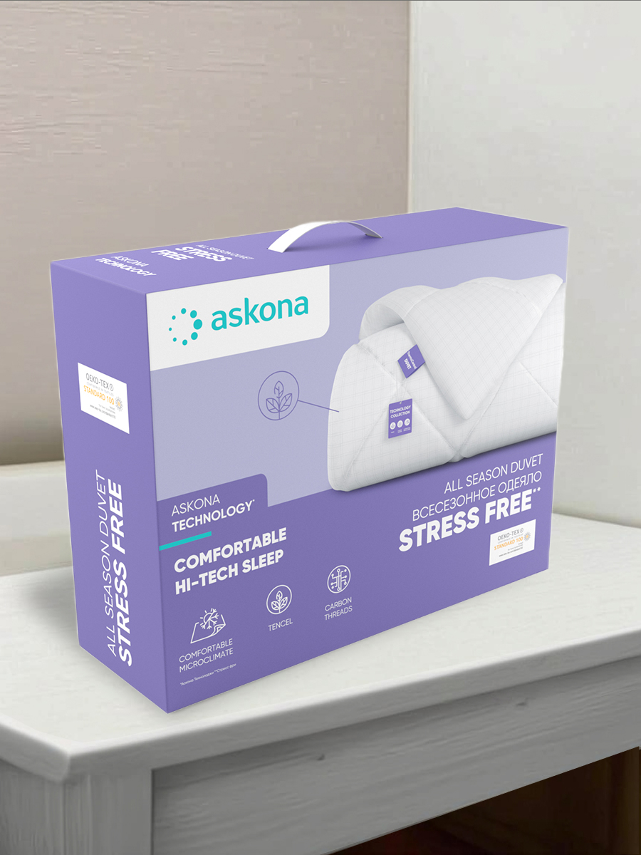 Одеяло Askona Stress Free серия Technology 172 x 205 см - фото 7