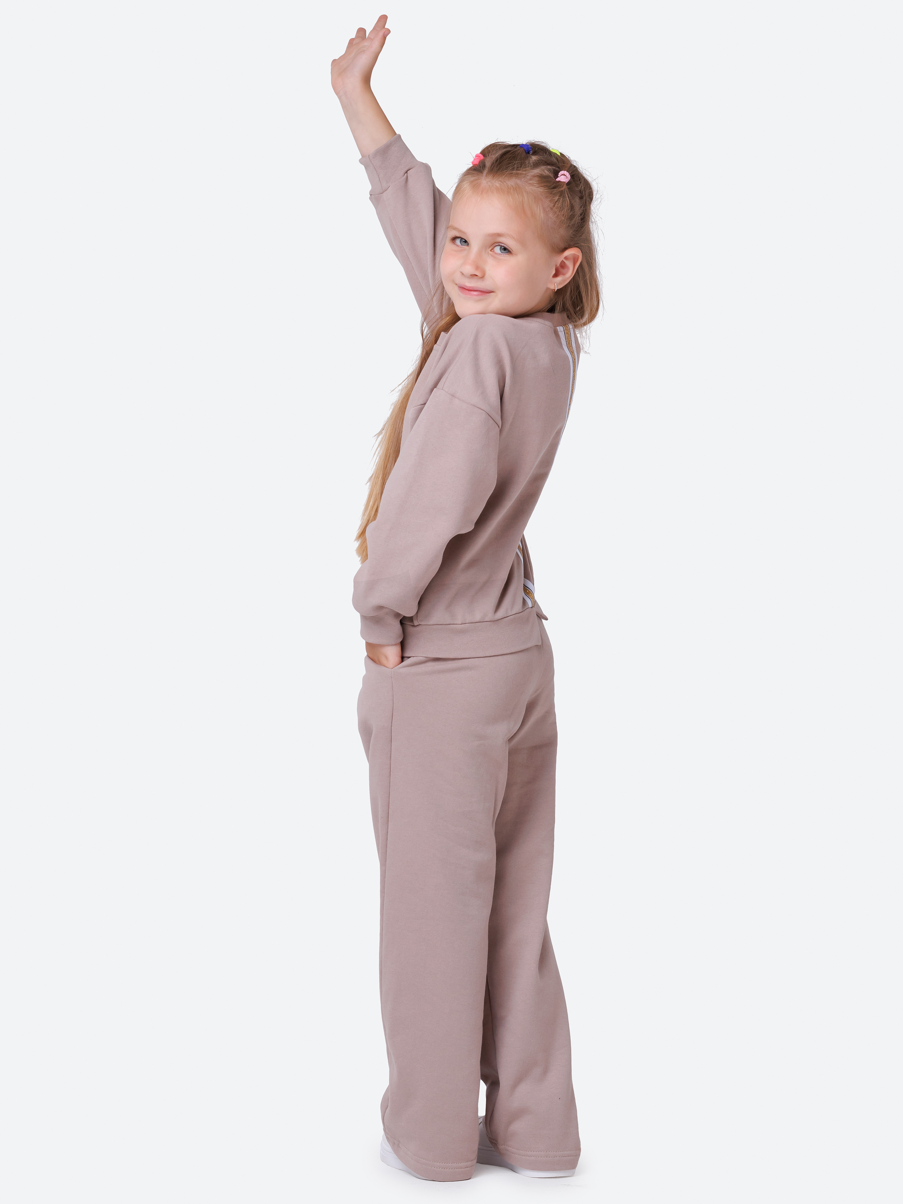 Костюм VEDDI 2262/6038ф-2025- бежевый - фото 5