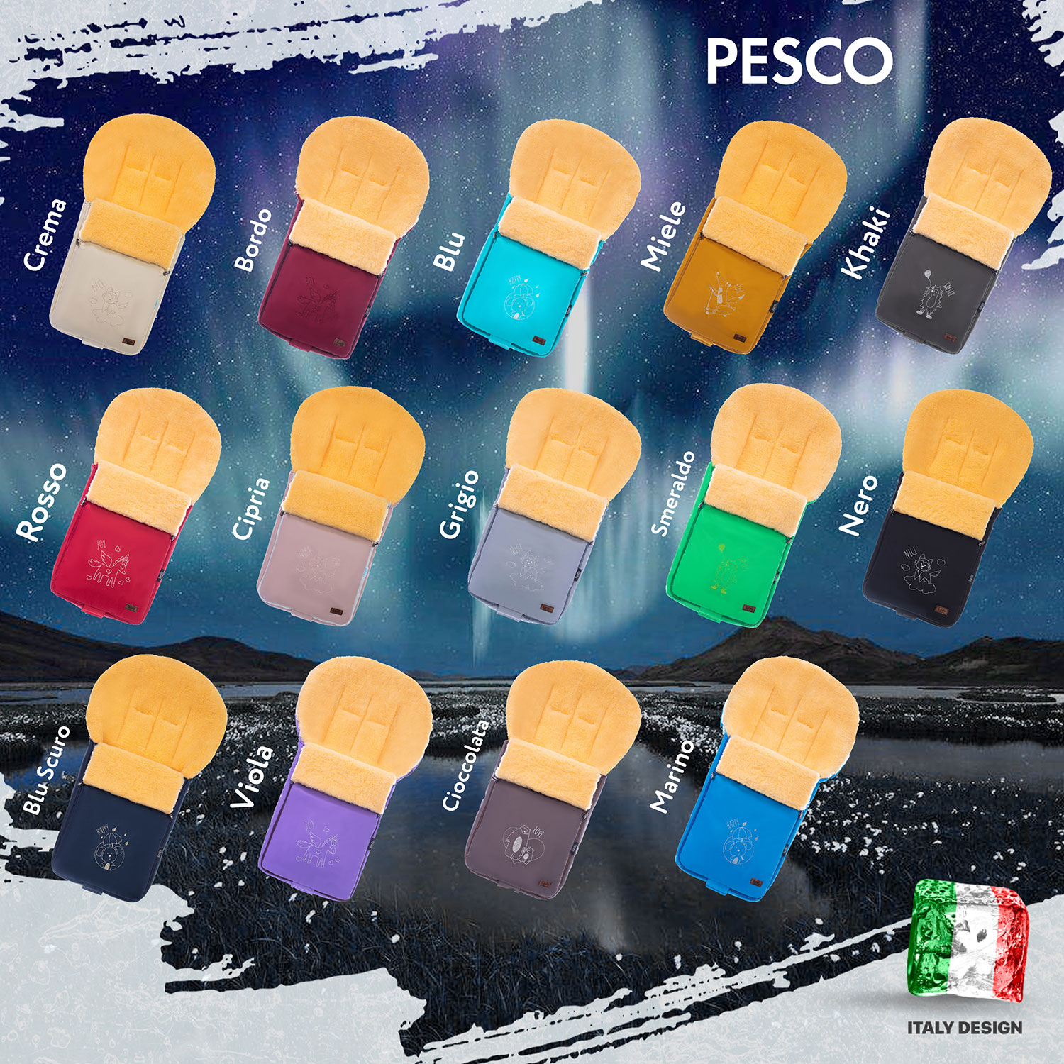 Конверт в коляску Nuovita Islanda Pesco - фото 20