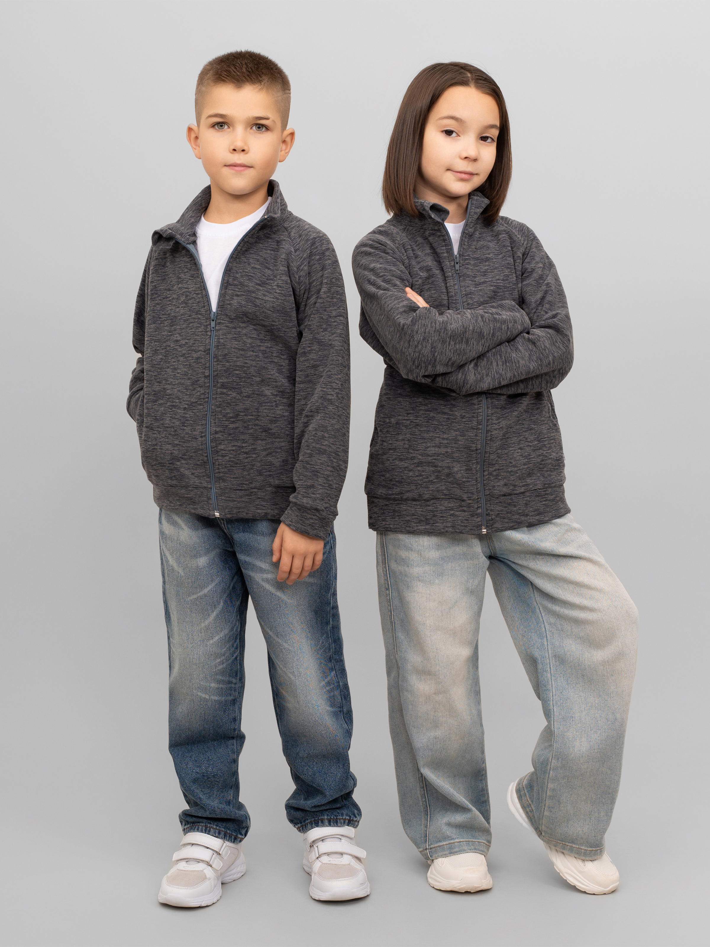 Толстовка ULTRA 689/1кт-Ул т.серый - фото 4