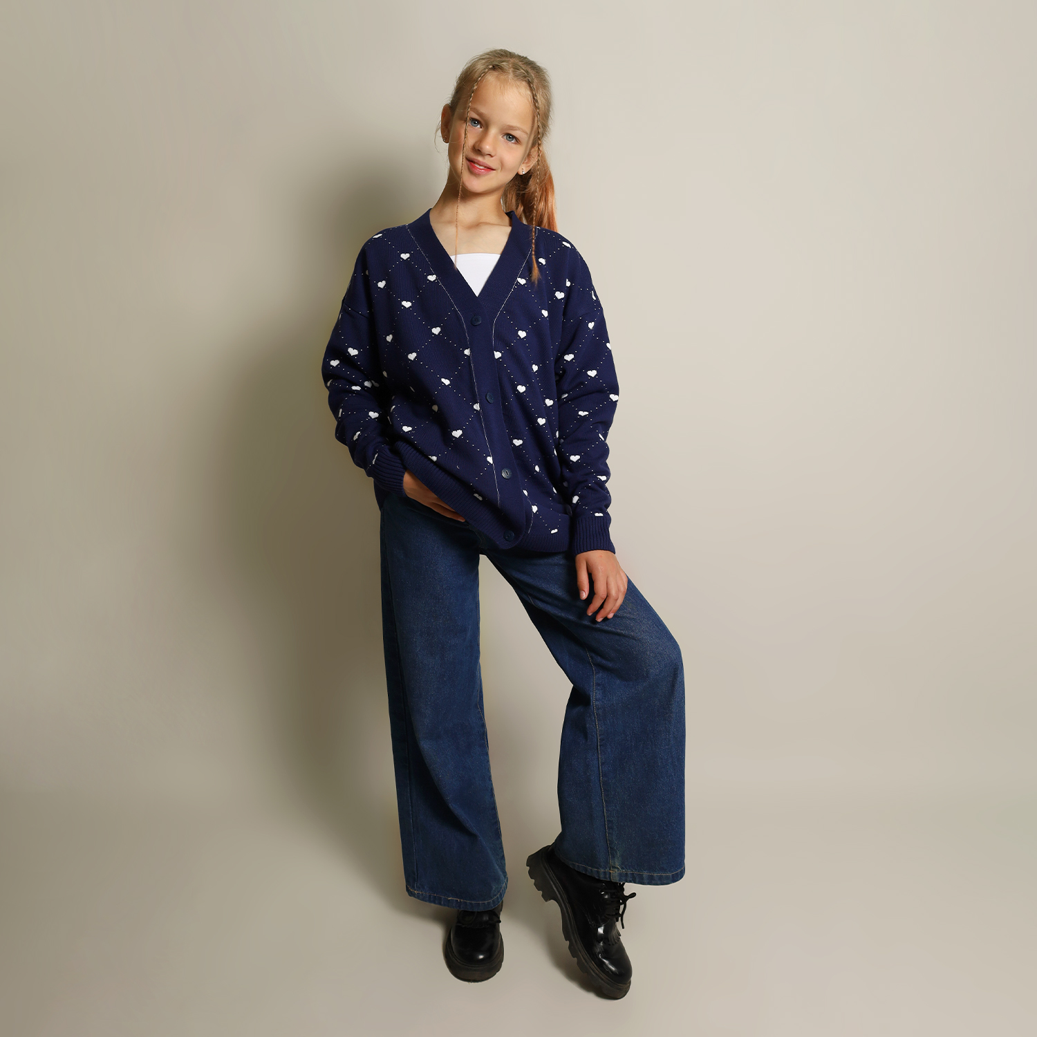 Кардиган LEO 4048С_темно-синий - фото 6