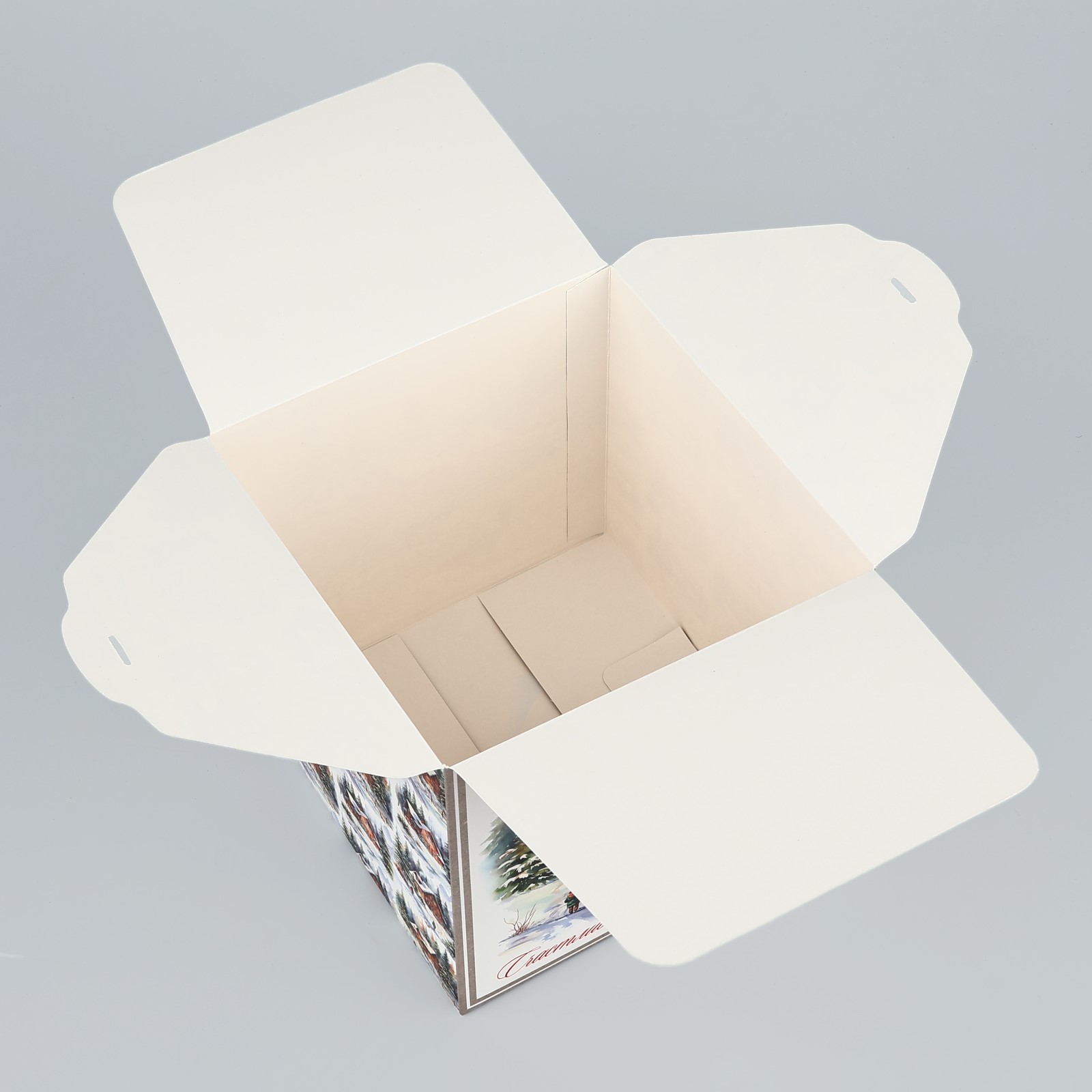 Коробка складная Дарите Счастье "Зимняя сказка", 18 х 18 х 18 см - фото 6