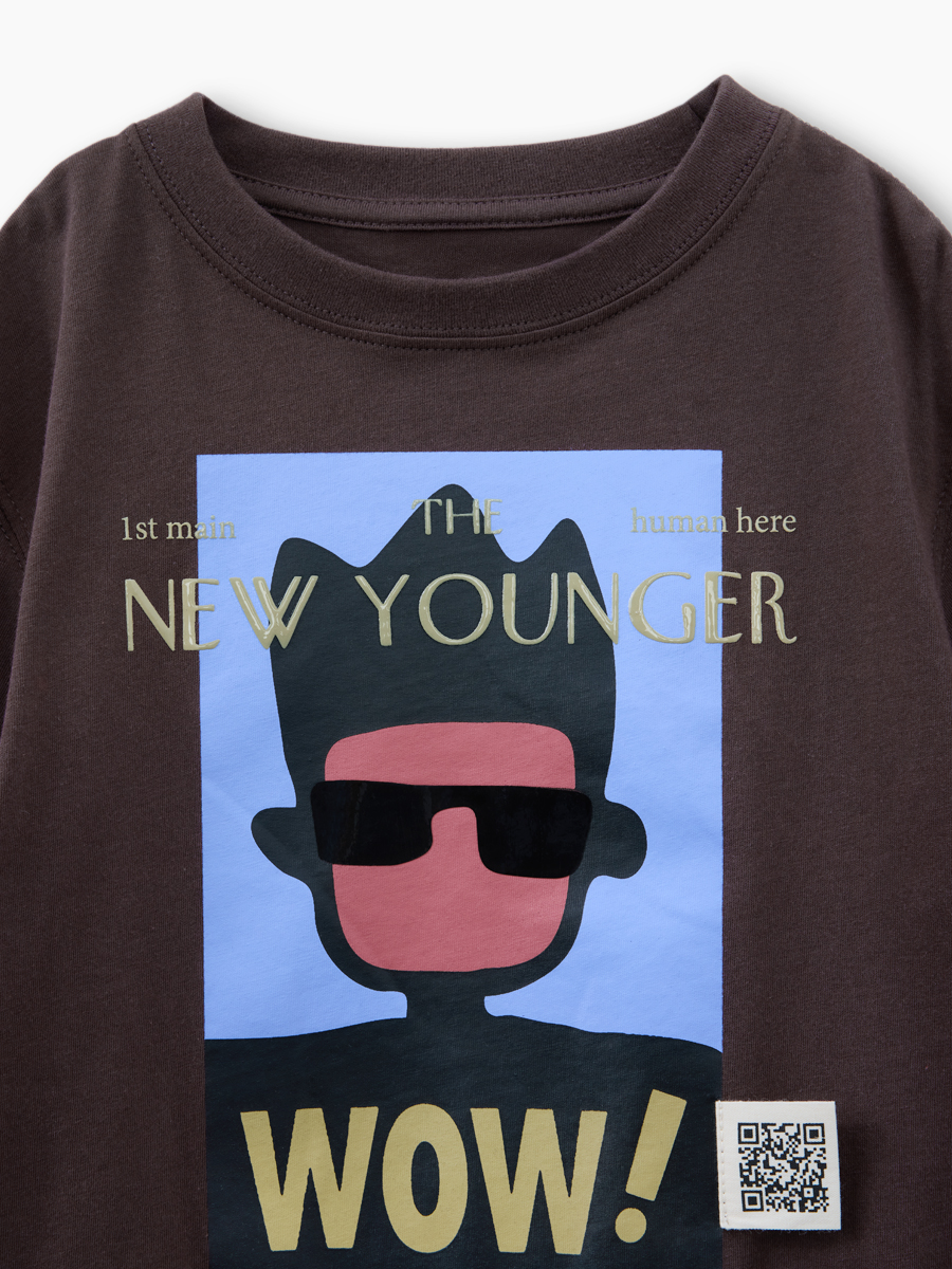 Футболка Happy Baby 88297_violet (wow) - фото 7