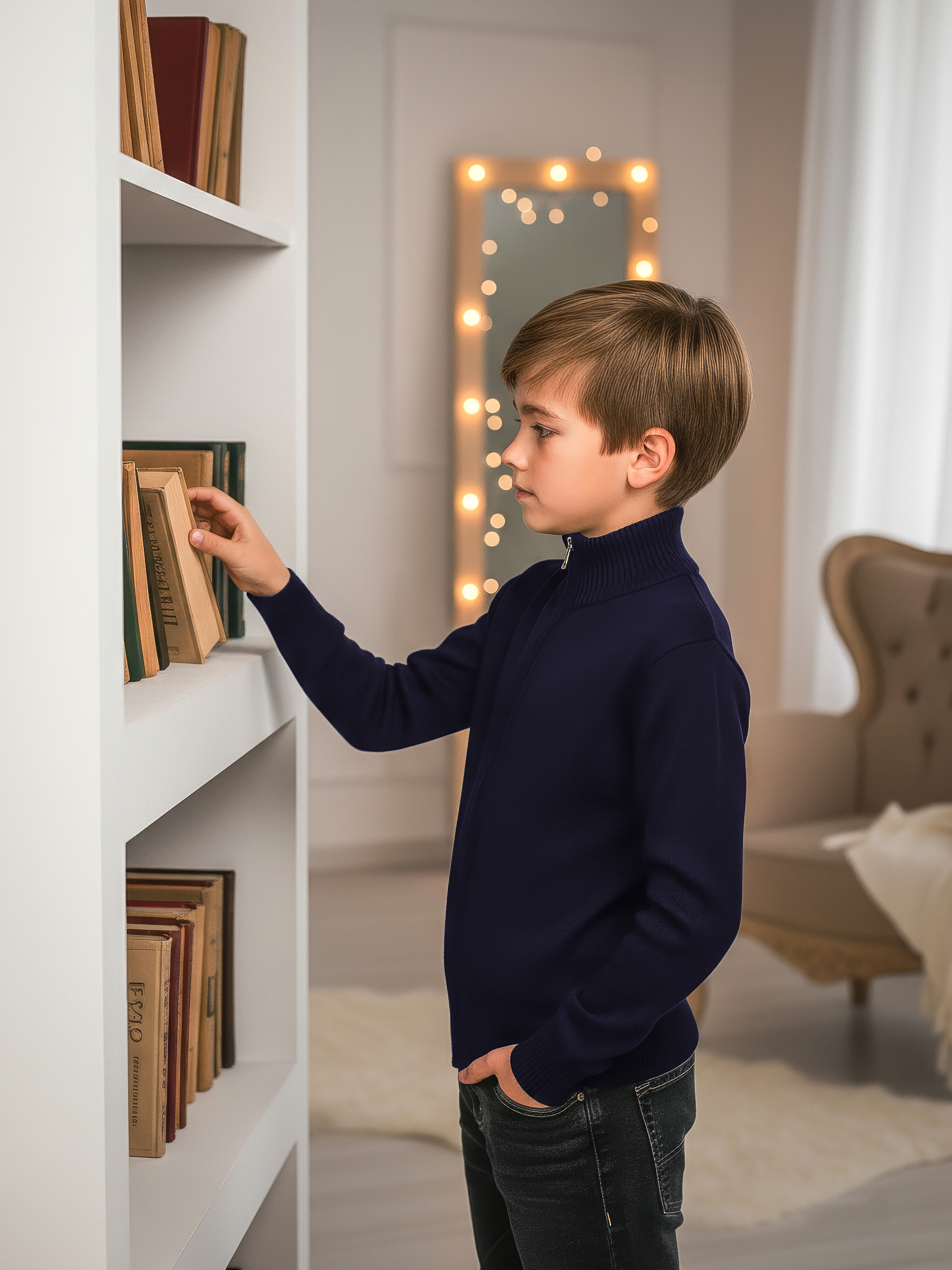 Кардиган СИНИЙ МИР FUL8401-C62 - фото 5