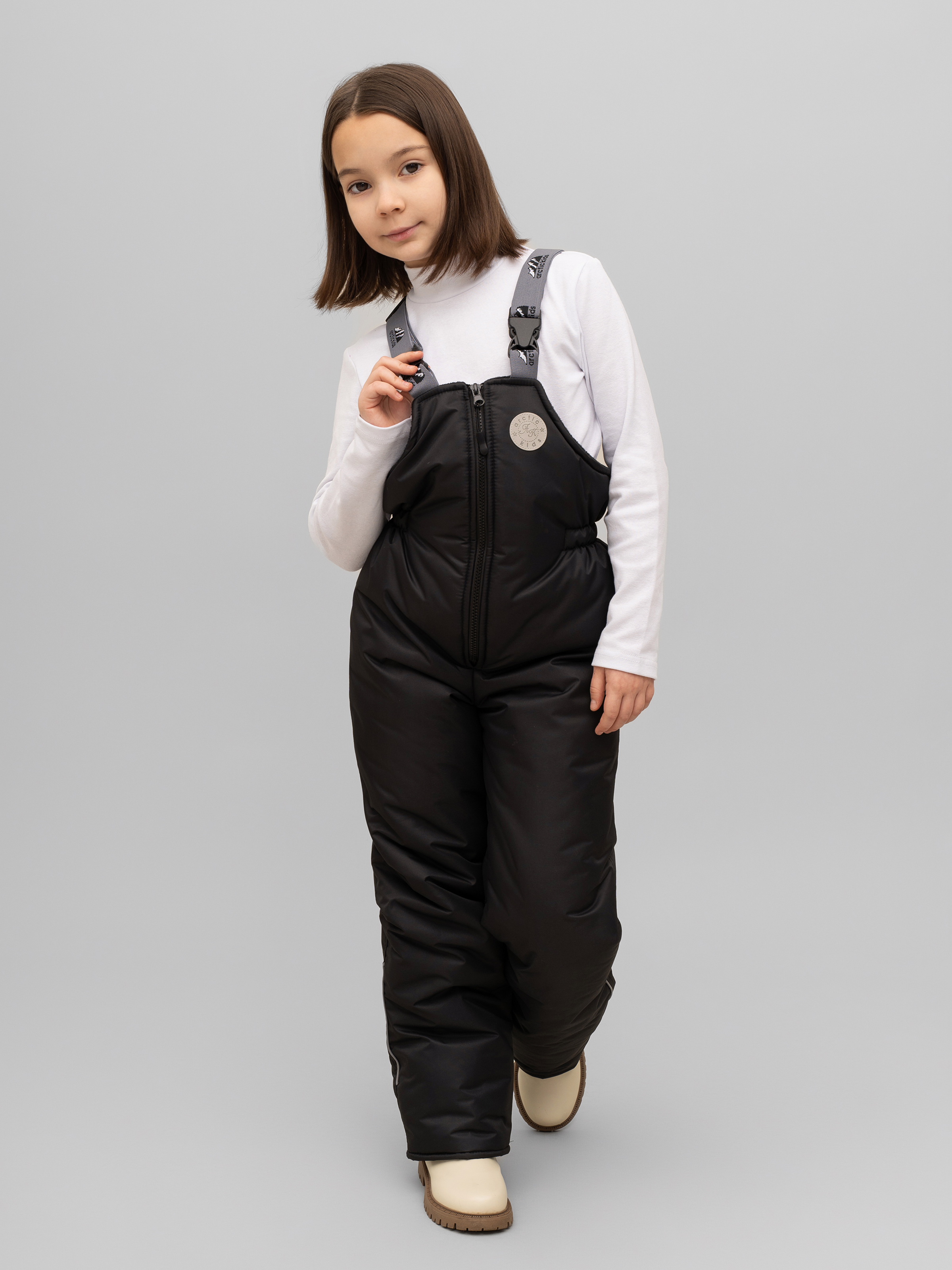 Полукомбинезон Arctic kids 60-015 черный - фото 14
