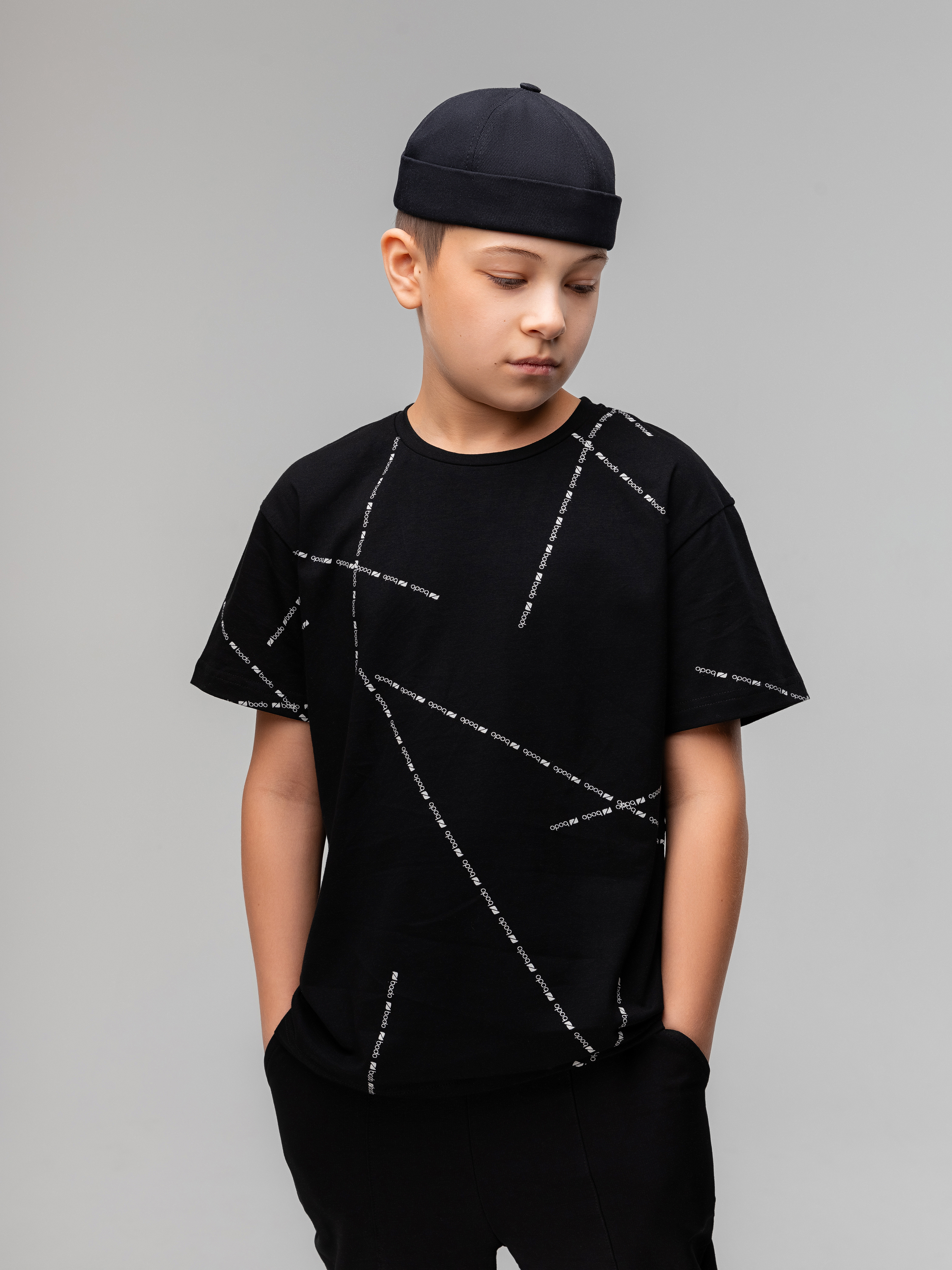 Футболка Bodo 36-45MU_черный - фото 1