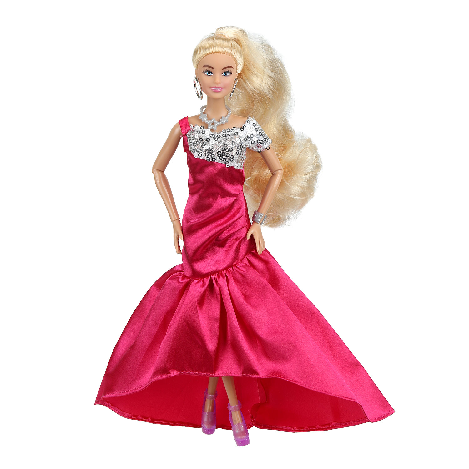 Кукла модельная Карапуз София Glam высота 29 см 395441 - фото 4