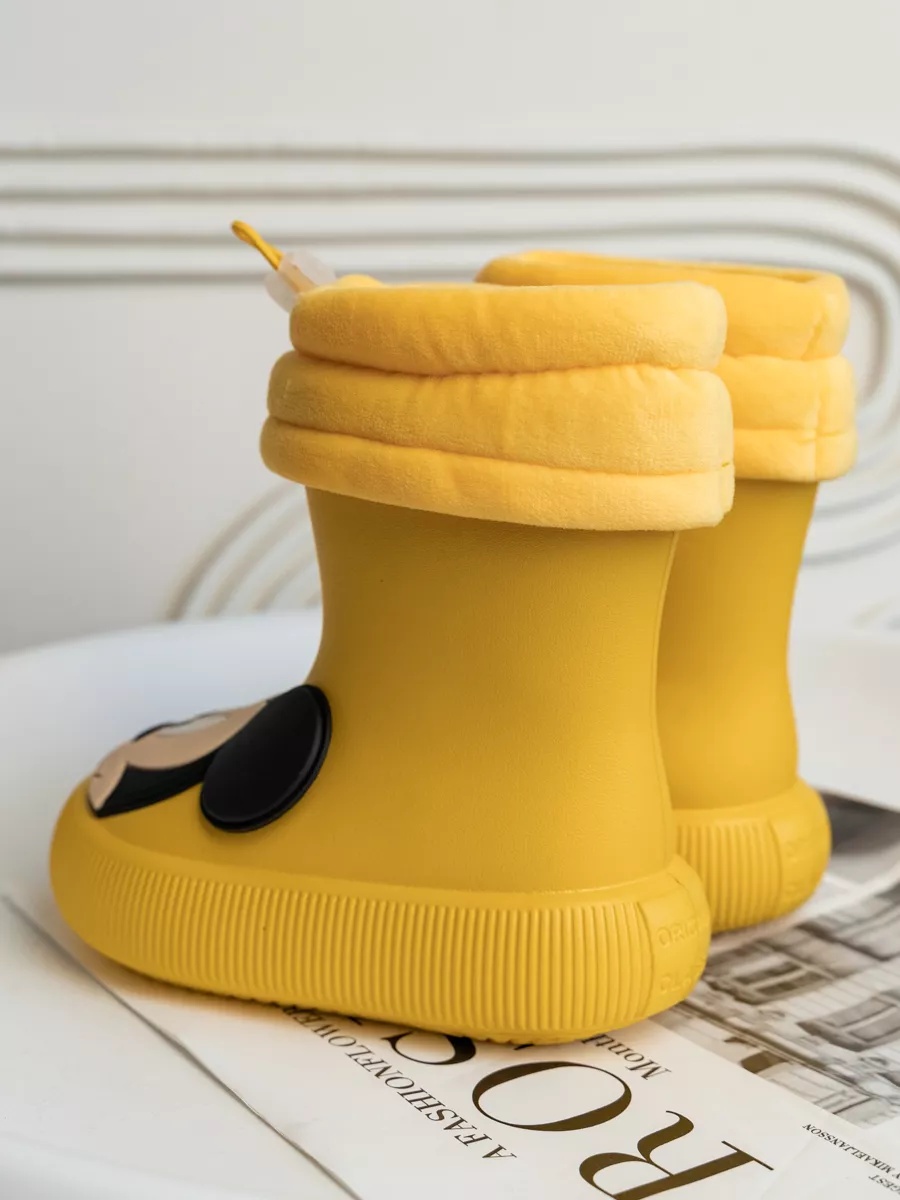 Резиновые сапоги ТопТошкин 014-микки-желт - фото 3