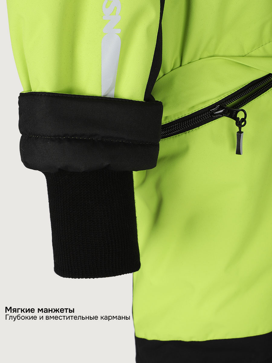 Комбинезон NIKASTYLE 8з4925 салат/сталь - фото 13