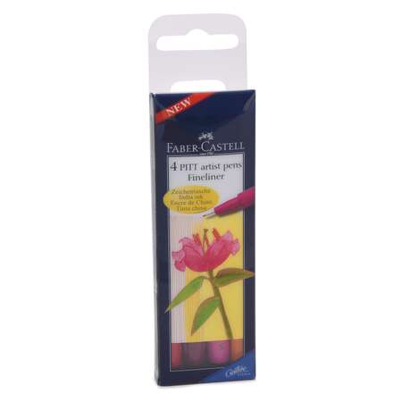 Ручка капиллярная Faber Castell 4 шт.