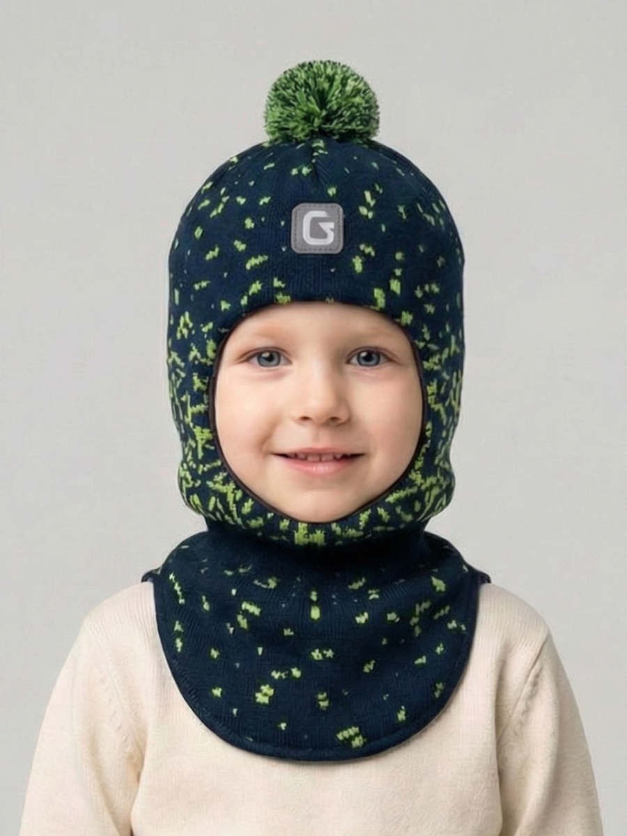 Шапка GUSTI GW25AC1210B-NAVY - фото 1