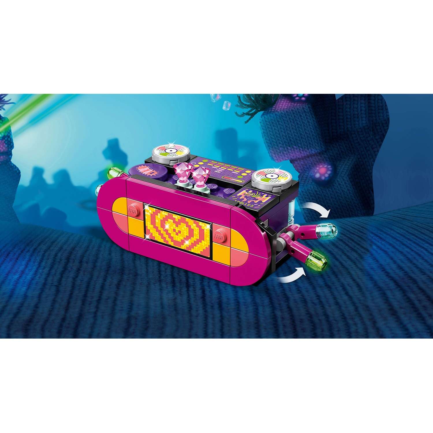 Конструктор LEGO Trolls Вечеринка на техно-рифе блочный - фото 10