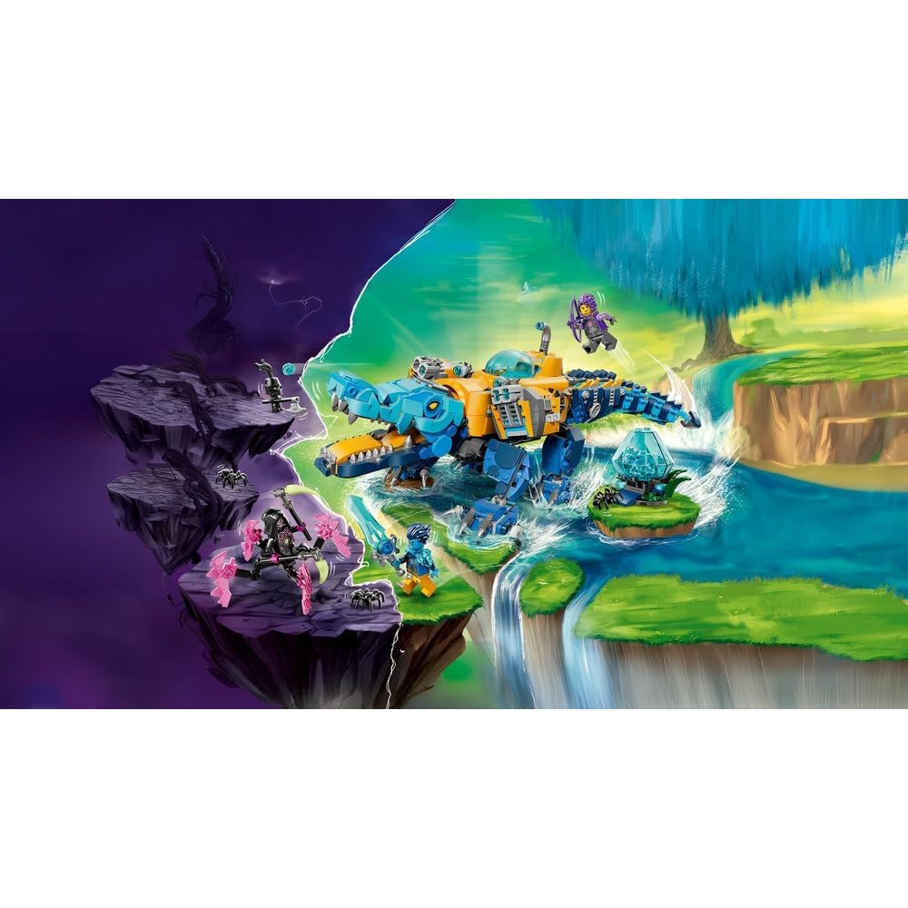 Конструктор LEGO DREAMZzz Подводная лодка Крокодил 1107 дет. - фото 3