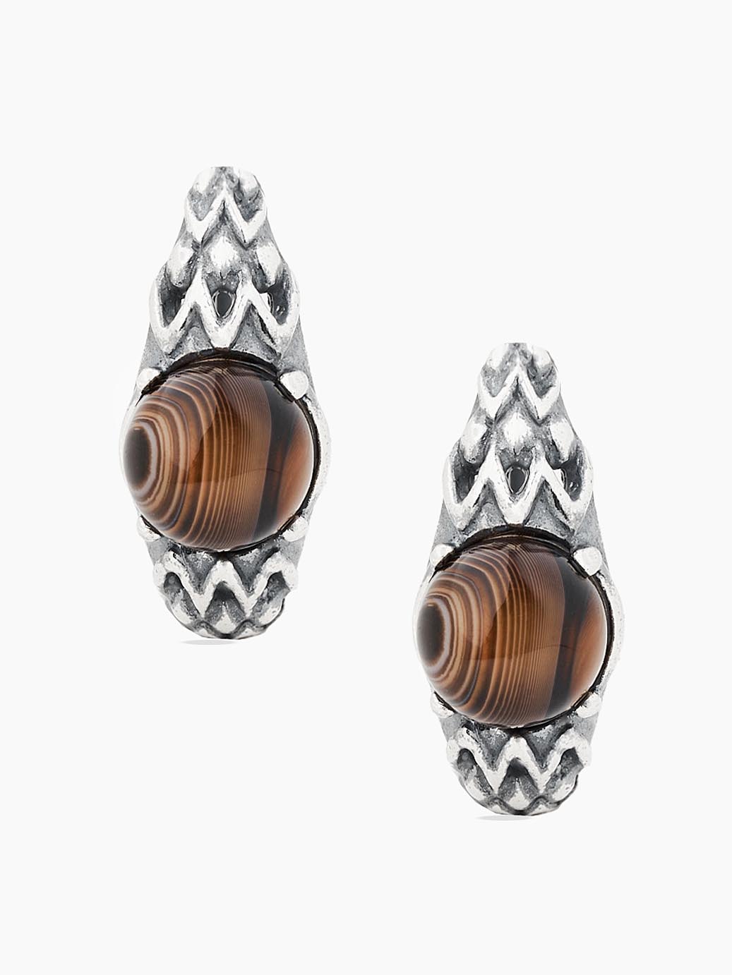 Серьги Shine and Beauty 80658-25-с-агатполос - фото 1